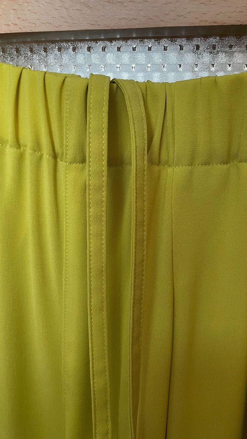 Issey Miyake Issey Miyake size:3 Yellow pleated wide-leg pants Size 28" / US 6 / IT 42 - 5 Thumbnail