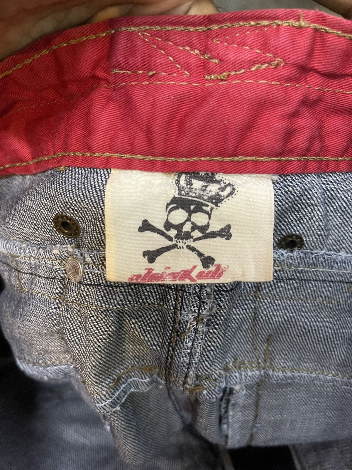 Japanese Brand × Le Grande Bleu (L.G.B.) FLARED RARE PUNK STYLE JAPANESE BRAND DESIGNER JEANS Size US 33 - 6 Thumbnail