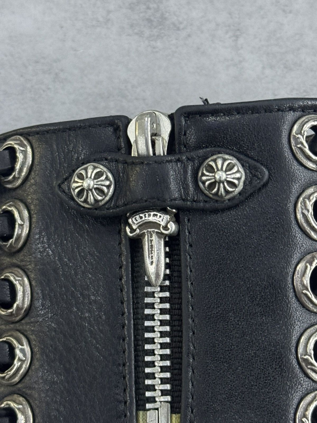 Chrome Hearts Chrome hearts leather bracelet Size ONE SIZE - 5 Thumbnail