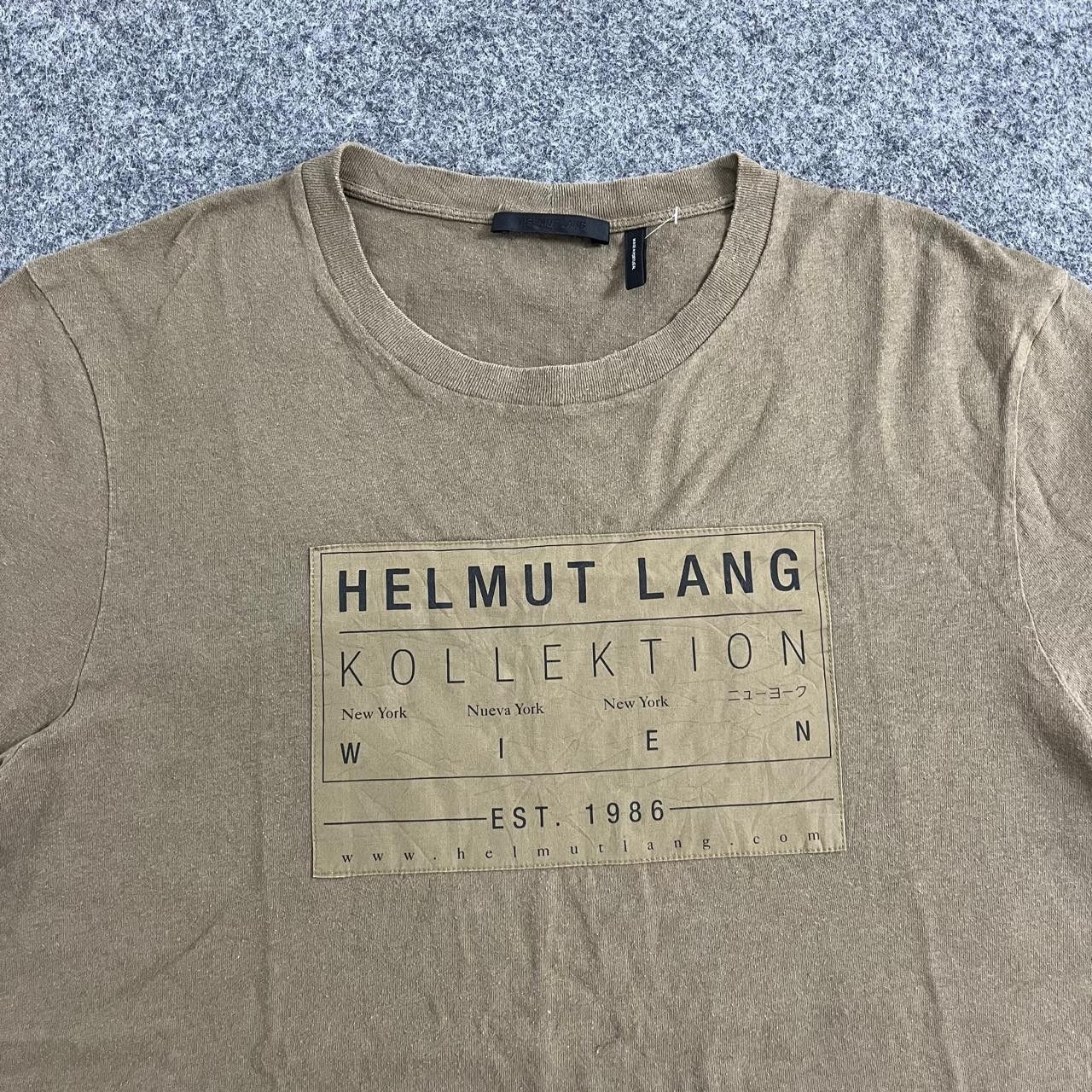 Helmut Lang Helmut Lang Kollektion Logo Patch Tshirt Size US M / EU 48-50 / 2 - 2 Thumbnail