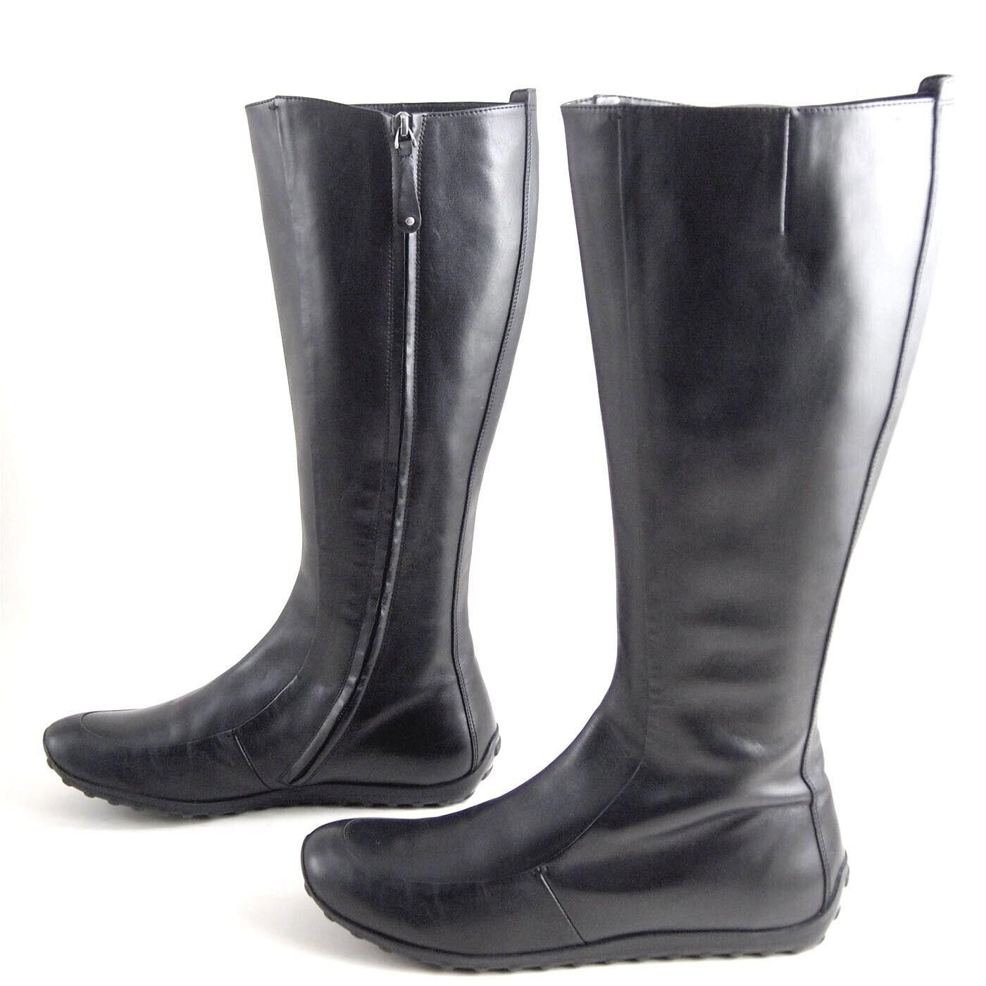 Bally Bally Magarita Boots Black Leather Size US 6.5 M EU 37 E Size US 6.5 / IT 36.5 - 2 Thumbnail