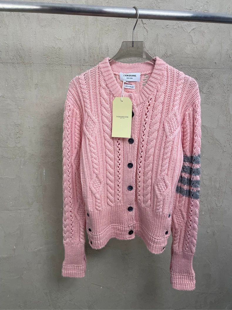 Thom Browne Thom browne Cherry blossom pink classic four-striped thick Size XS / US 0-2 / IT 36-38 - 1 Thumbnail