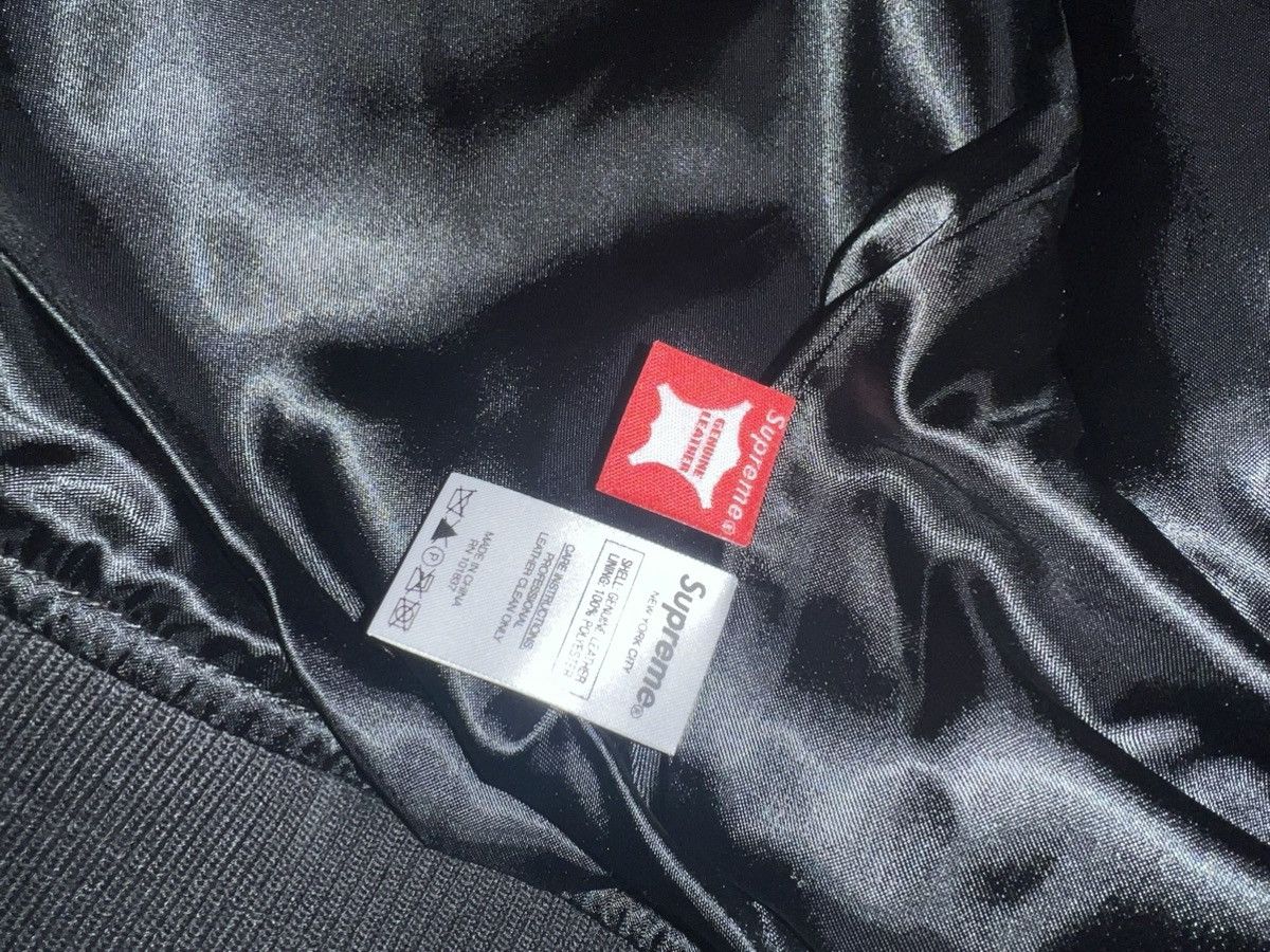 Supreme Supreme Varsity Suede Leather Jacket Size US M / EU 48-50 / 2 - 5 Thumbnail