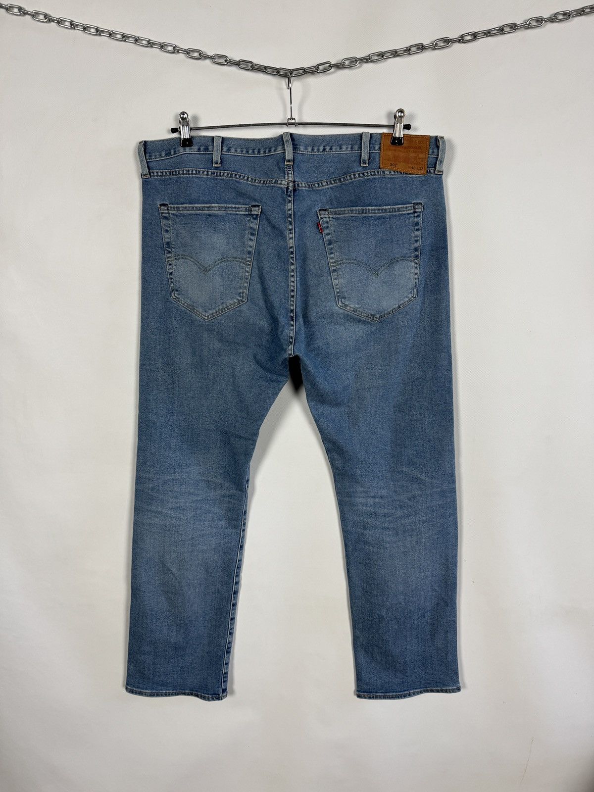 Levi's Levi’s Premium 501 Slim Fit Jeans Light Blue Denim W40 L32 Size US 40 / EU 56 - 12 Thumbnail