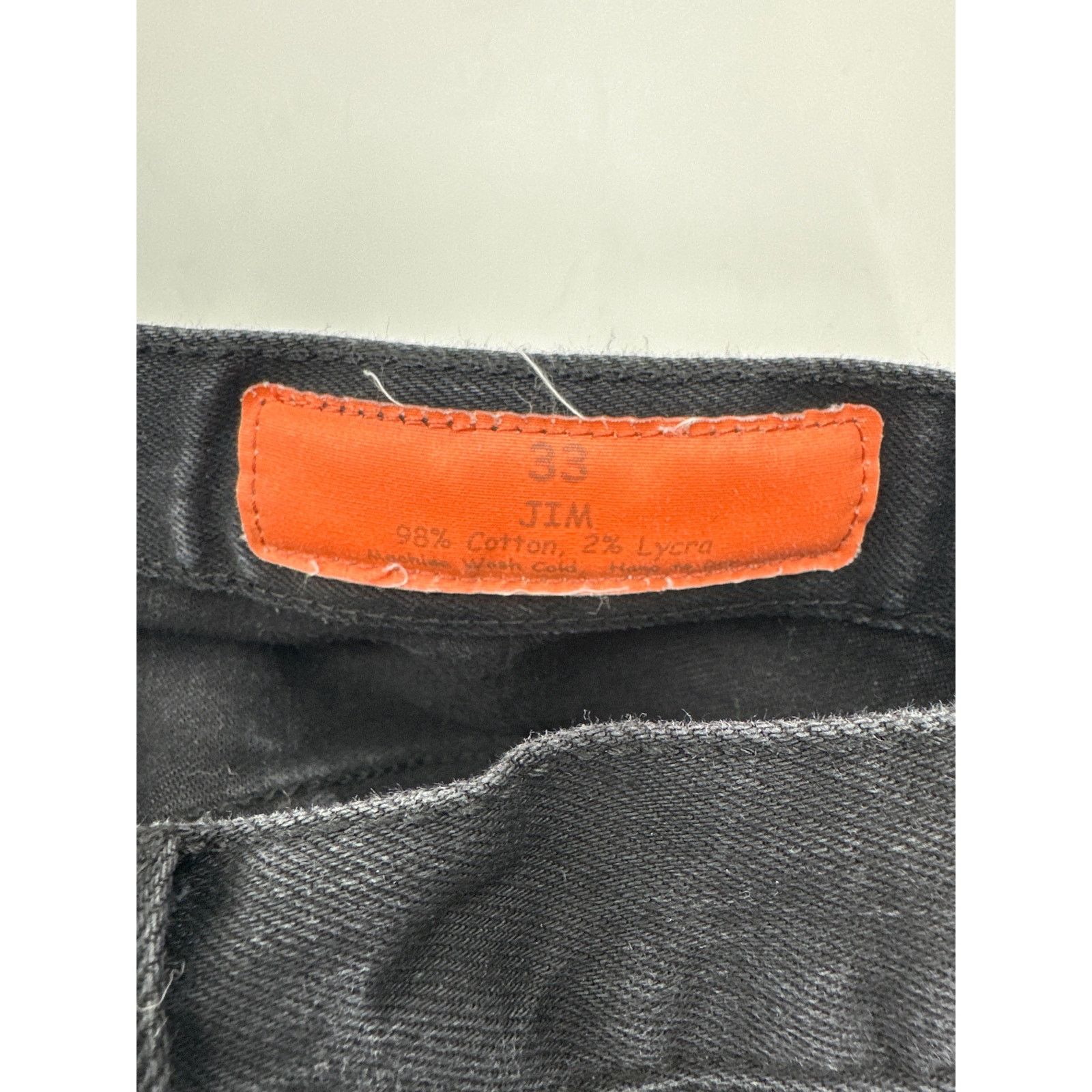 Jean Shop Jean Shop Jim Stretch Selvedge Jeans in Raw Black Size 33 Size US 33 - 7 Thumbnail