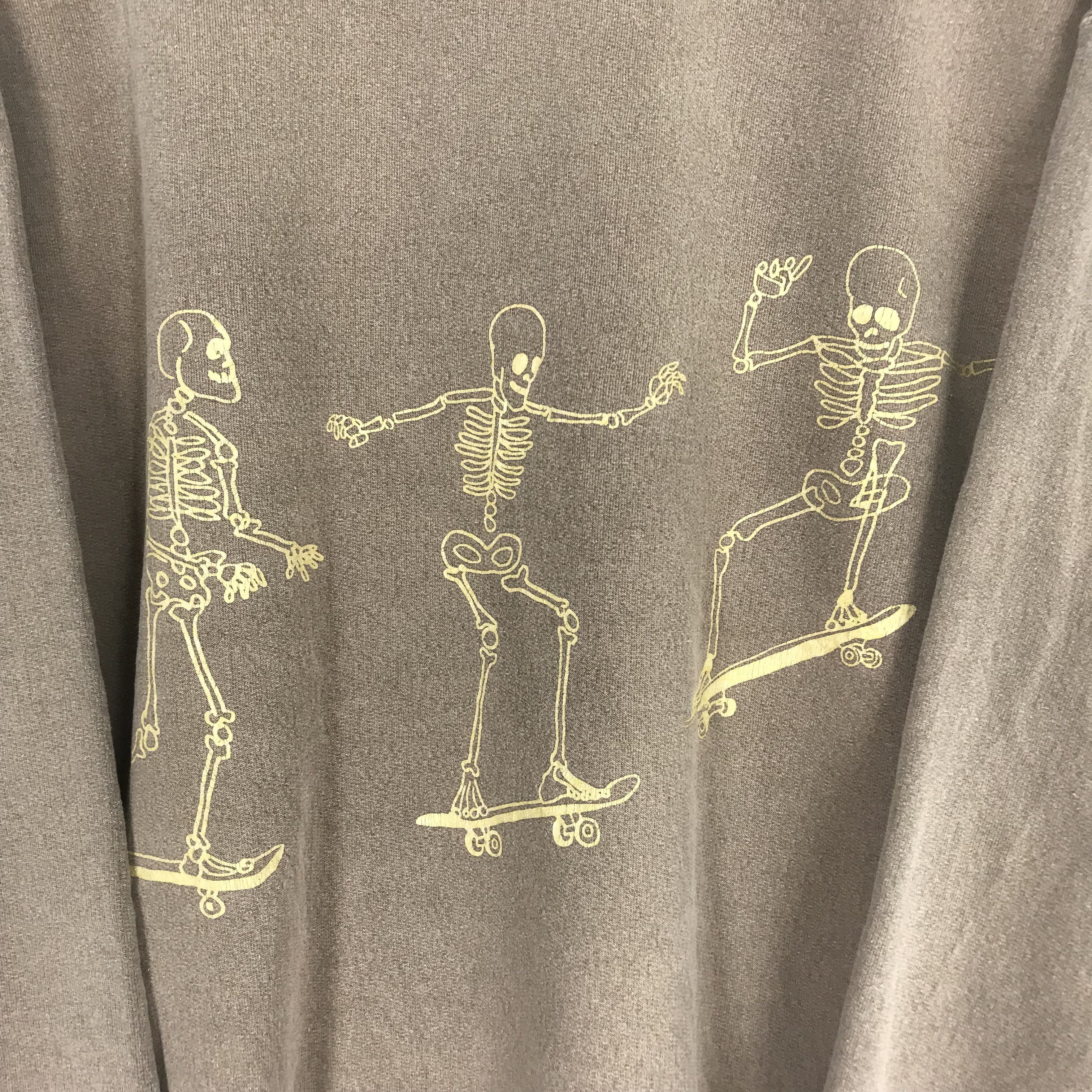 Japanese Brand Vintage skeleton graphic skateboard - 66 Size US XL / EU 56 / 4 - 3 Thumbnail