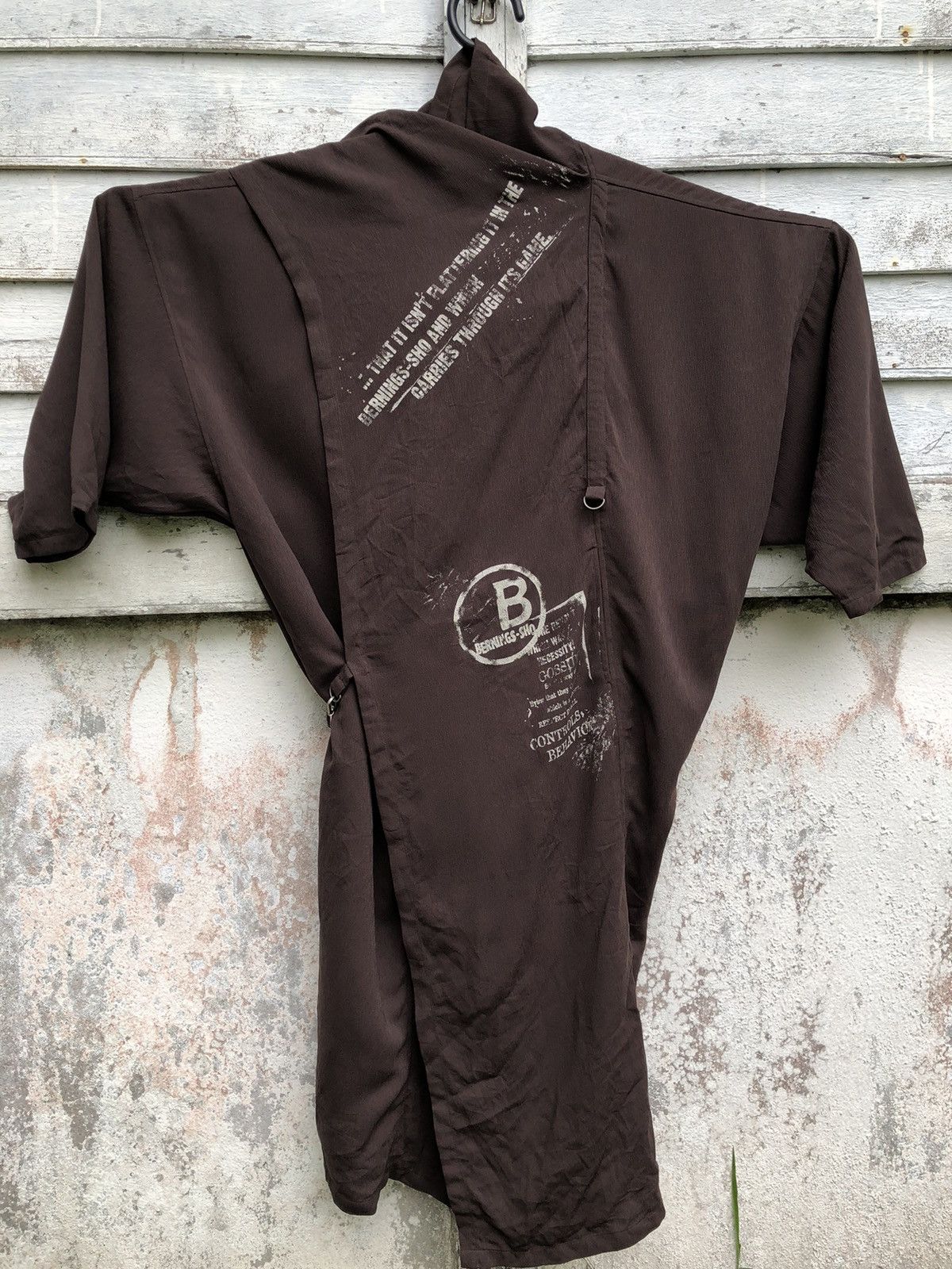 Japanese Brand BERNING SHO PRINTED BONDAGE STRAP SEDITIONARIES KIMONO Size US L / EU 52-54 / 3 - 5 Thumbnail