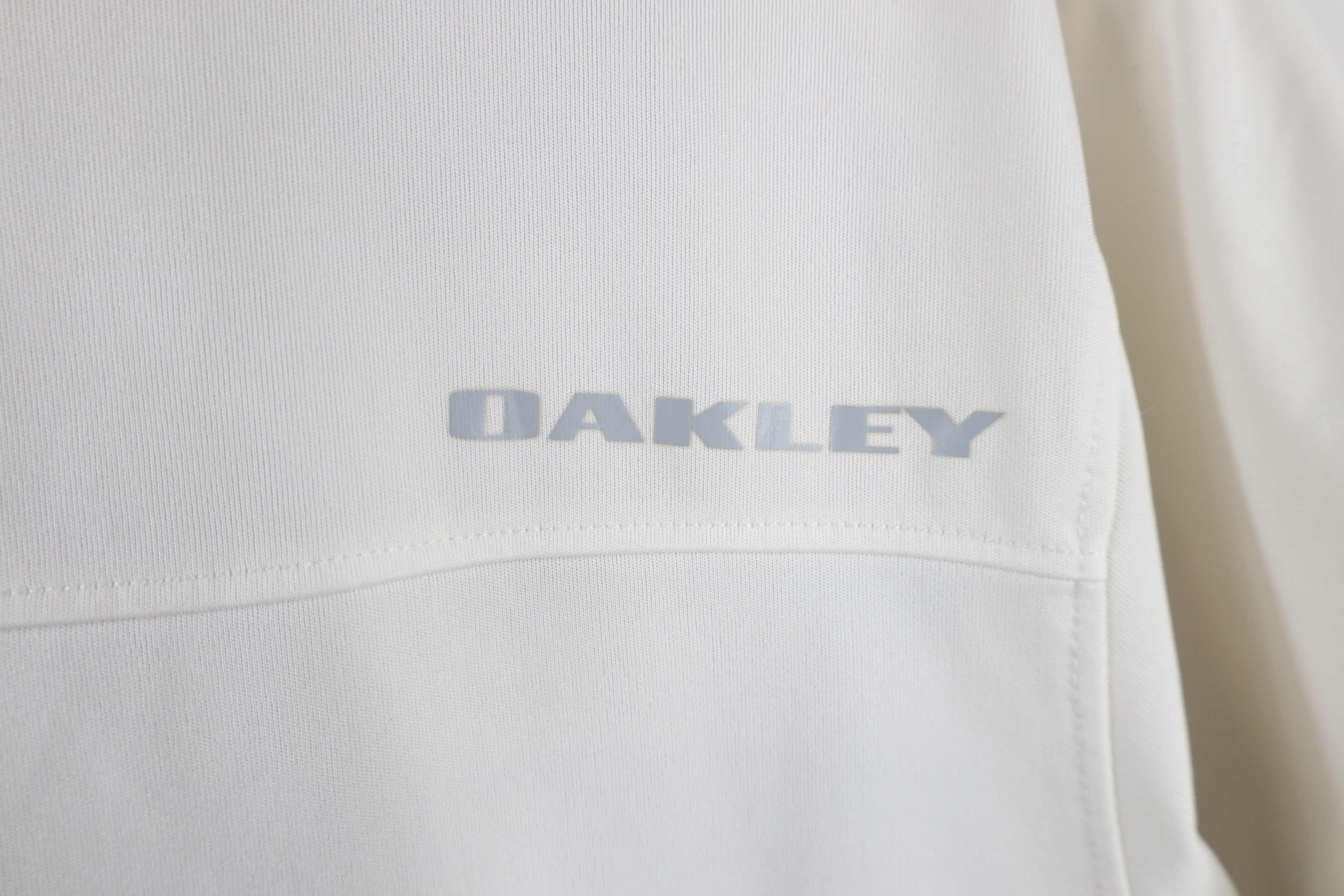 Oakley × Vintage Oakley Fit Spell Out O Logo Striped Collared Golf Polo Shirt Size US S / EU 44-46 / 1 - 9 Thumbnail
