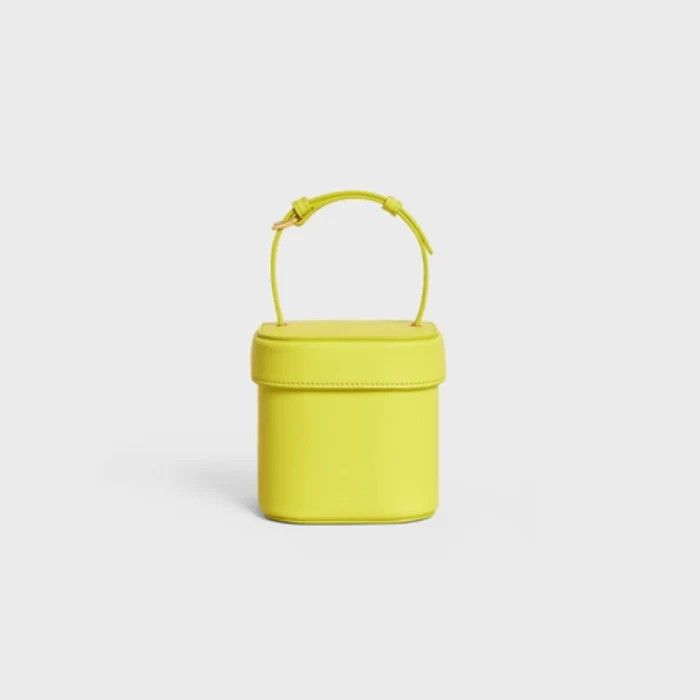 Celine o1w1db11124 Size: OS / Small Box Cuir Triomphe Bag in Yellow Size ONE SIZE - 2 Thumbnail