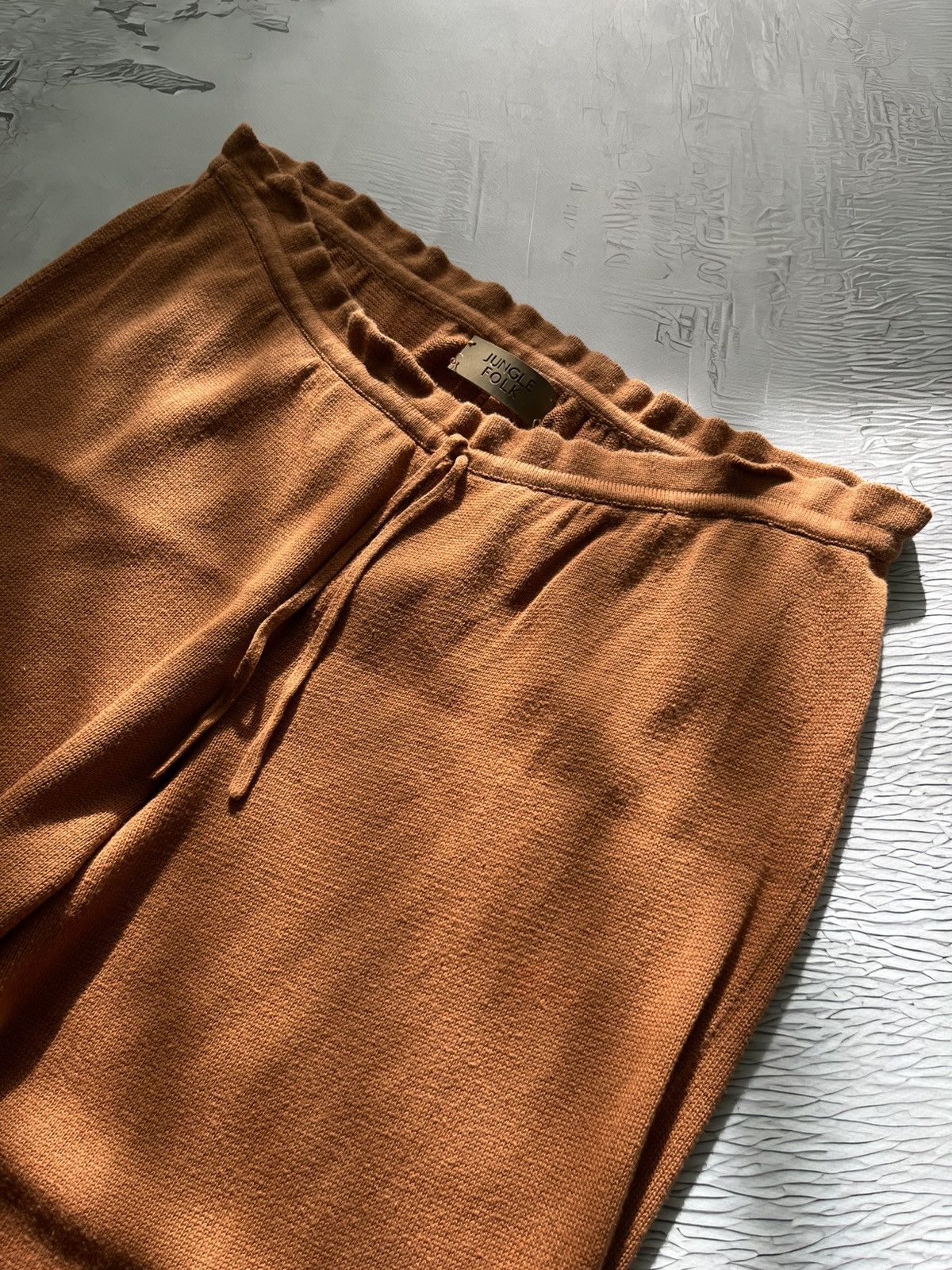 Folk Jungle Folk Streetwear Relaxed Jogger Pants Orange Size US 31 - 4 Thumbnail