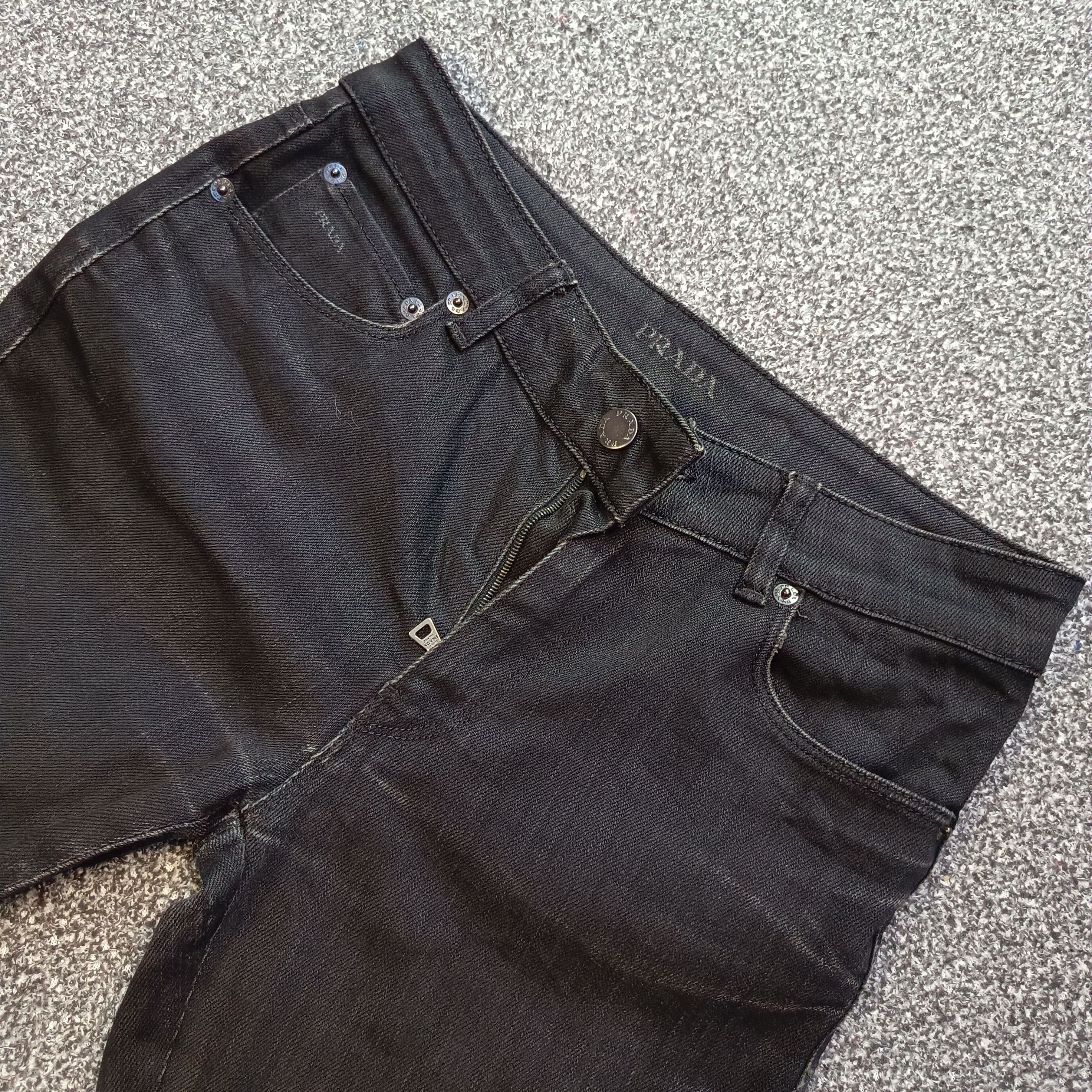 🔥🔥Vtg Black Jeans Prada Straight Fit
