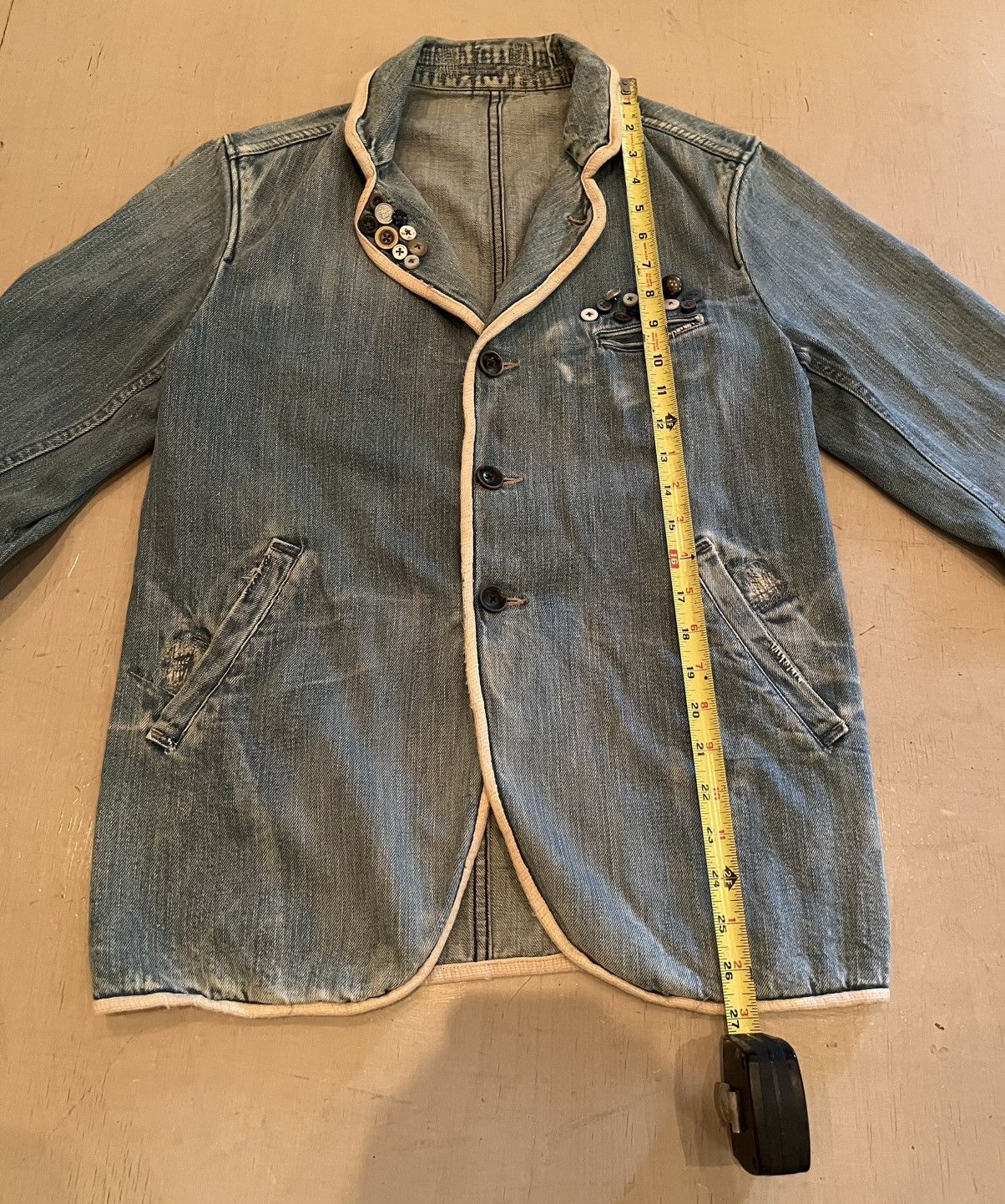 Kapital Vintage Kapital Denim Jacket Size US S / EU 44-46 / 1 - 4 Thumbnail