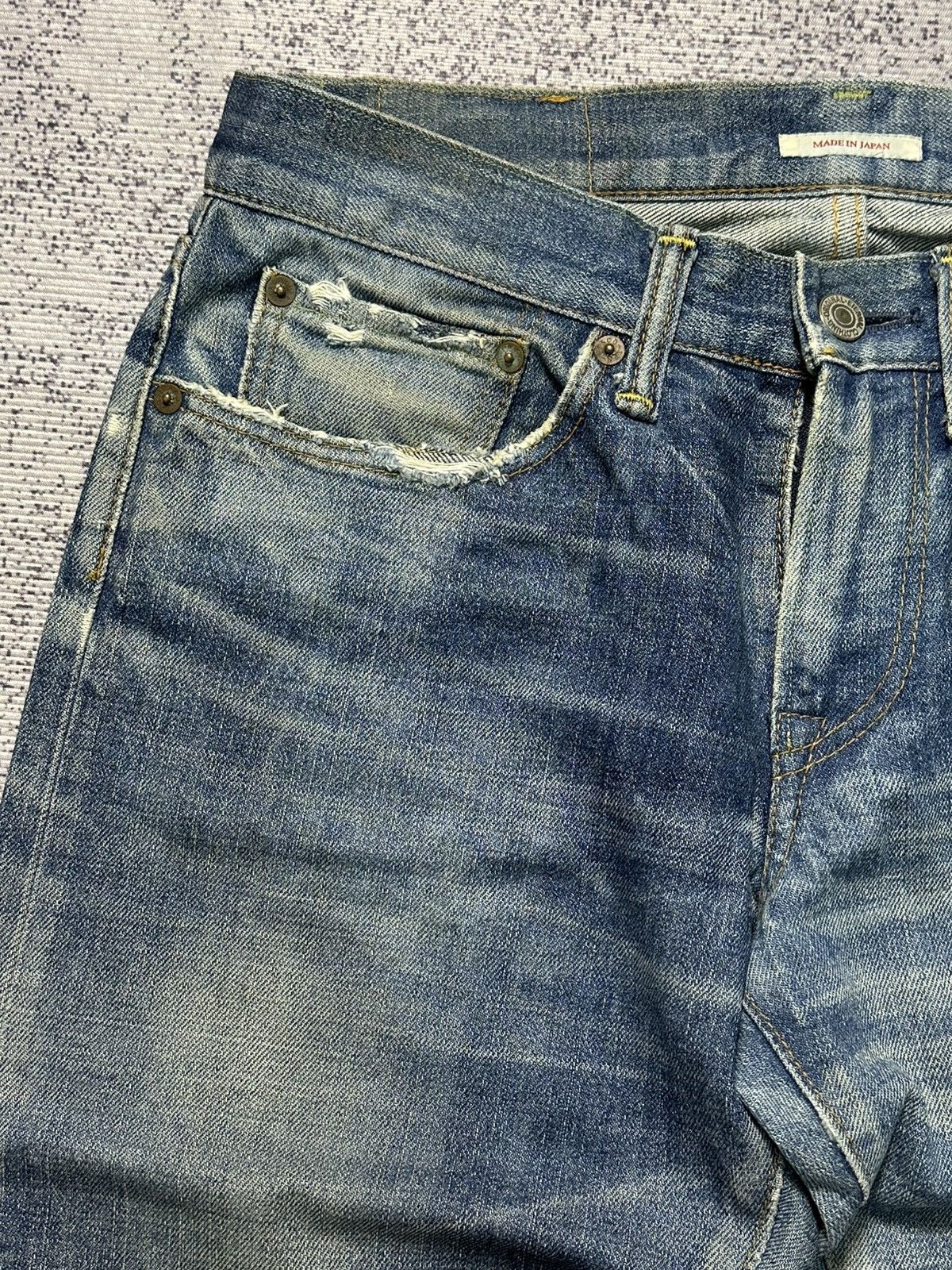 Sugar Cane Vintage Eternal Clawmark Faded Loose Baggy Jeans Size US 30 / EU 46 - 5 Thumbnail