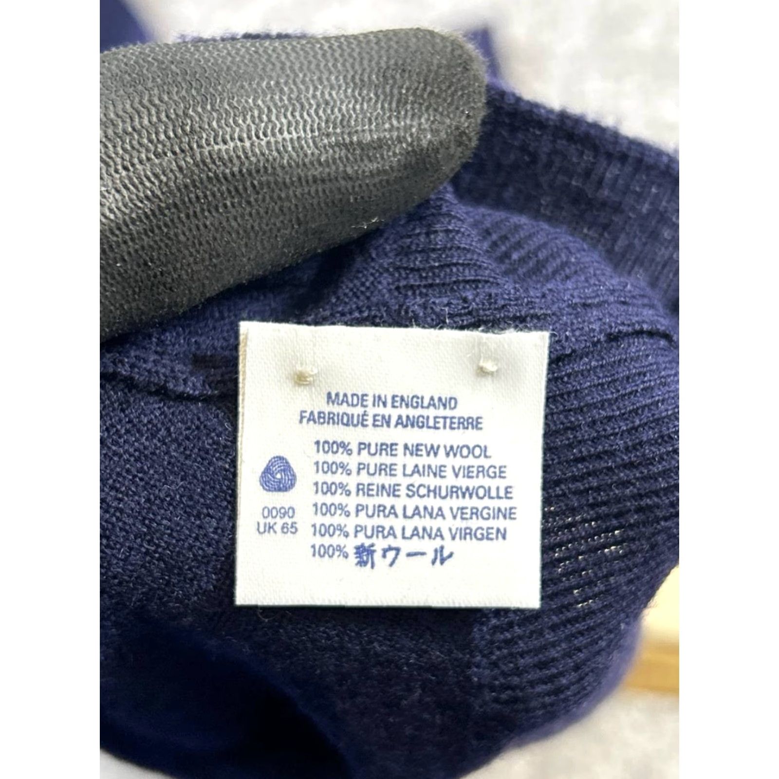 Vintage VINTAGE Drakes Sweater Mens M Blue Wool Knit Pullover Pullover, Turtleneck, Long Sleeve, Regular Fit, Winter Fall, Knits, Casual Mens Size US M / EU 48-50 / 2 - 5 Thumbnail
