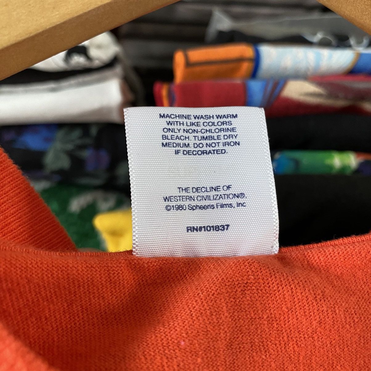 Band Tees Supreme Decline of Western Civilization T-Shirt Orange 2017 Size US M / EU 48-50 / 2 - 2 Thumbnail