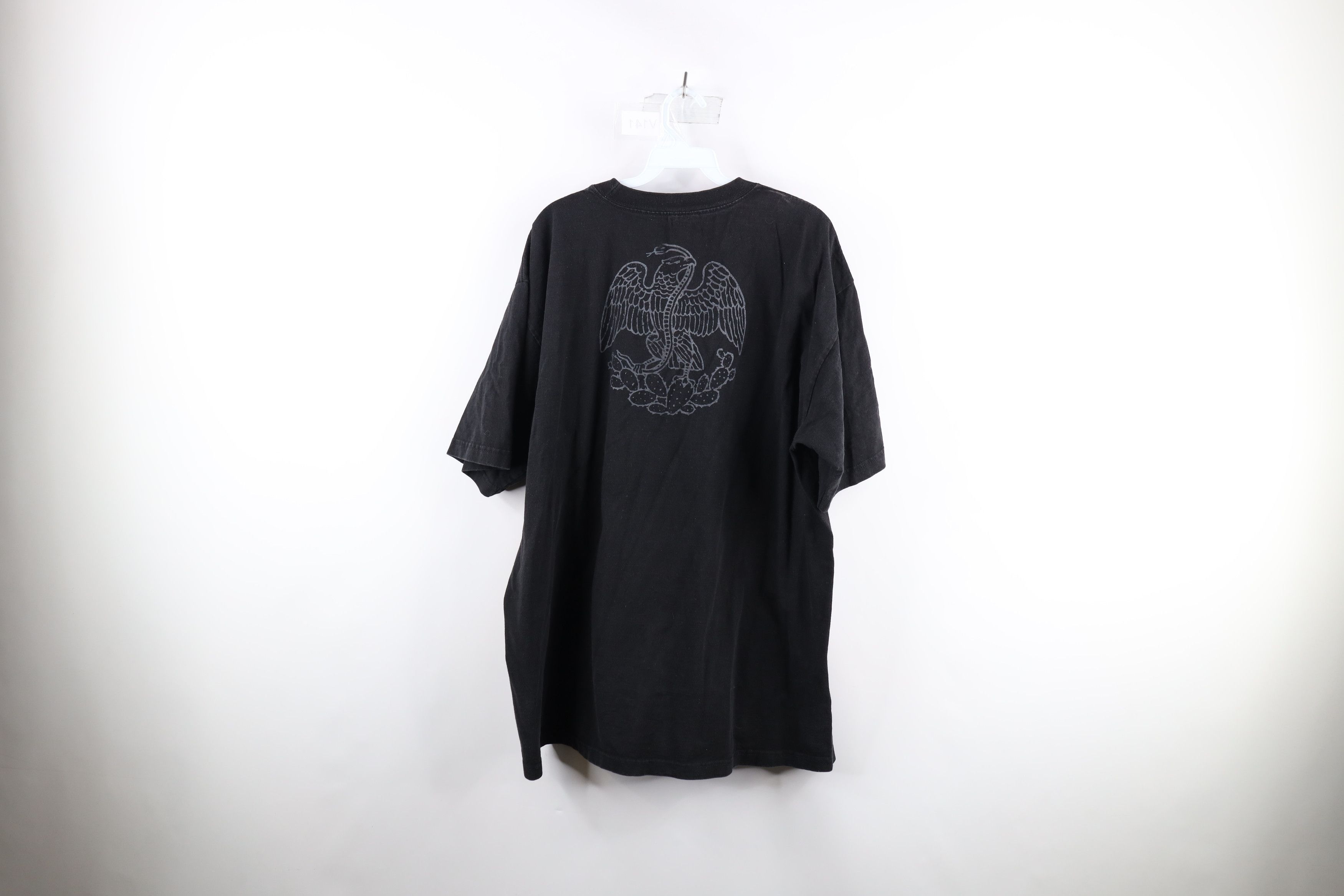 Vintage Vintage Streetwear Sexy Pinup Girl Mexico T-Shirt Black Size US XXL / EU 58 / 5 - 9 Thumbnail