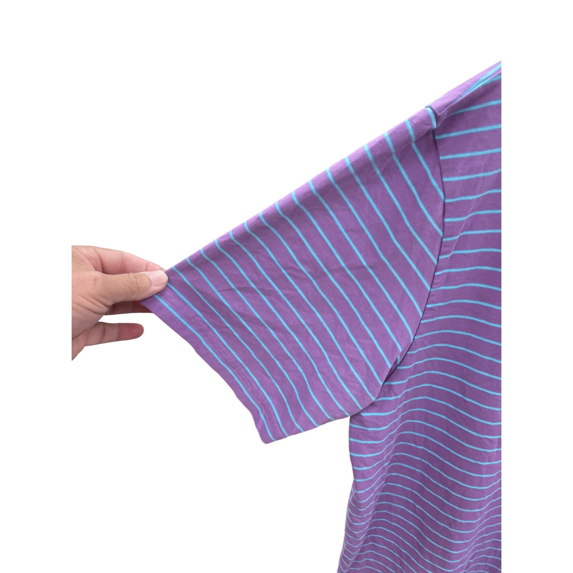 Peter Millar Peter Millar Mens Purple Green Striped Polo Golf Shirt XL SK Size US XL / EU 56 / 4 - 6 Thumbnail