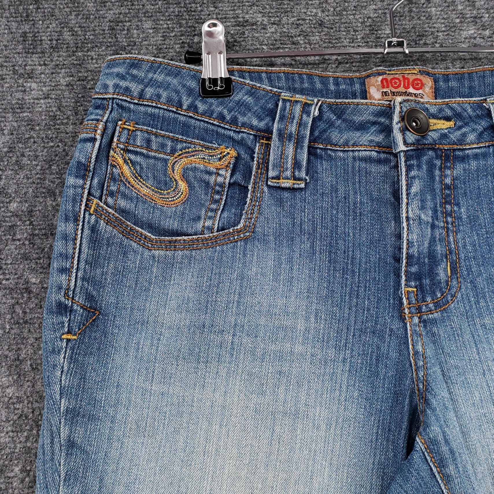 Vintage VINTAGE No Boundaries Bermuda Shorts Women Juniors 11 Mid Rise Denim Blue 90s Bermuda Shorts Mens Womens Boys Girls Size 32" / US 10 / IT 46 - 4 Thumbnail