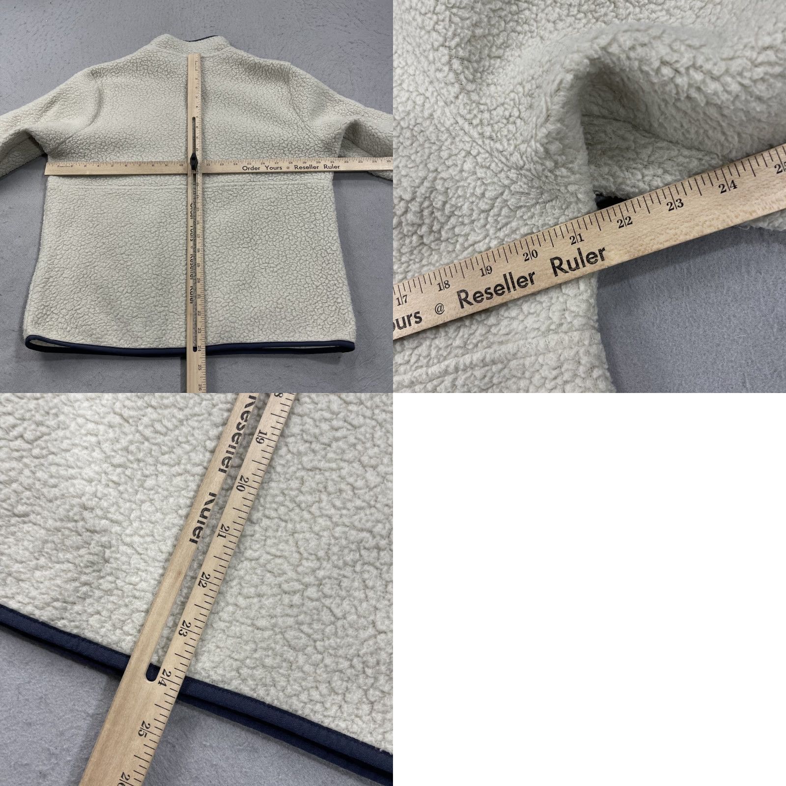 Patagonia Patagonia Jacket Womens M Beige Oatmeal Retro Fleece Pullover Pockets Logo Travel Casual Winter Fall Spring Shirt Womens Size M / US 6-8 / IT 42-44 - 8 Thumbnail