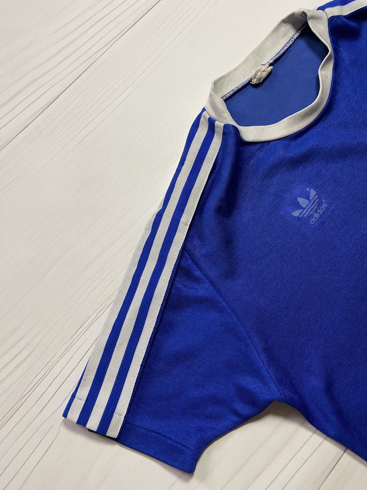 Adidas Vintage 80’s Retro Adidas Made West Germany soccer jersey Size US M / EU 48-50 / 2 - 9 Thumbnail