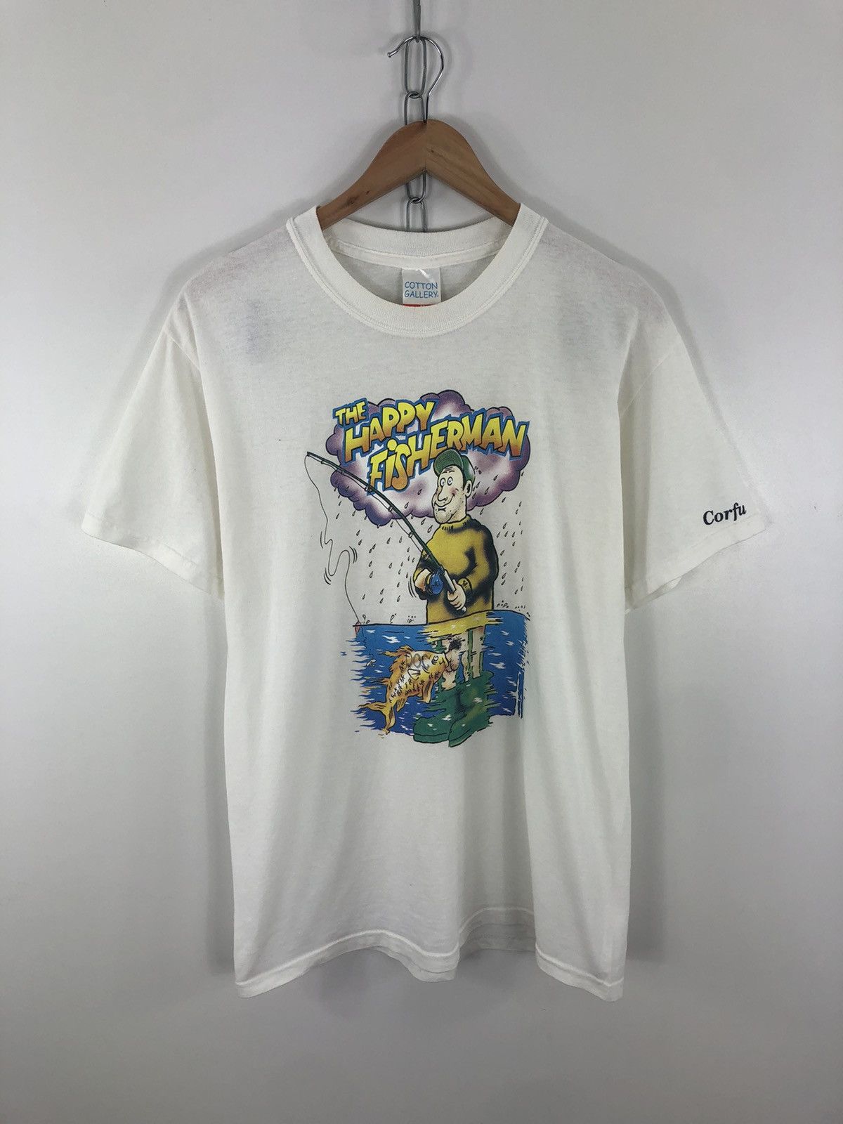 Vintage Vintage The Happy Fisherman T-Shirt Suck Penis Funny Tee | Grailed