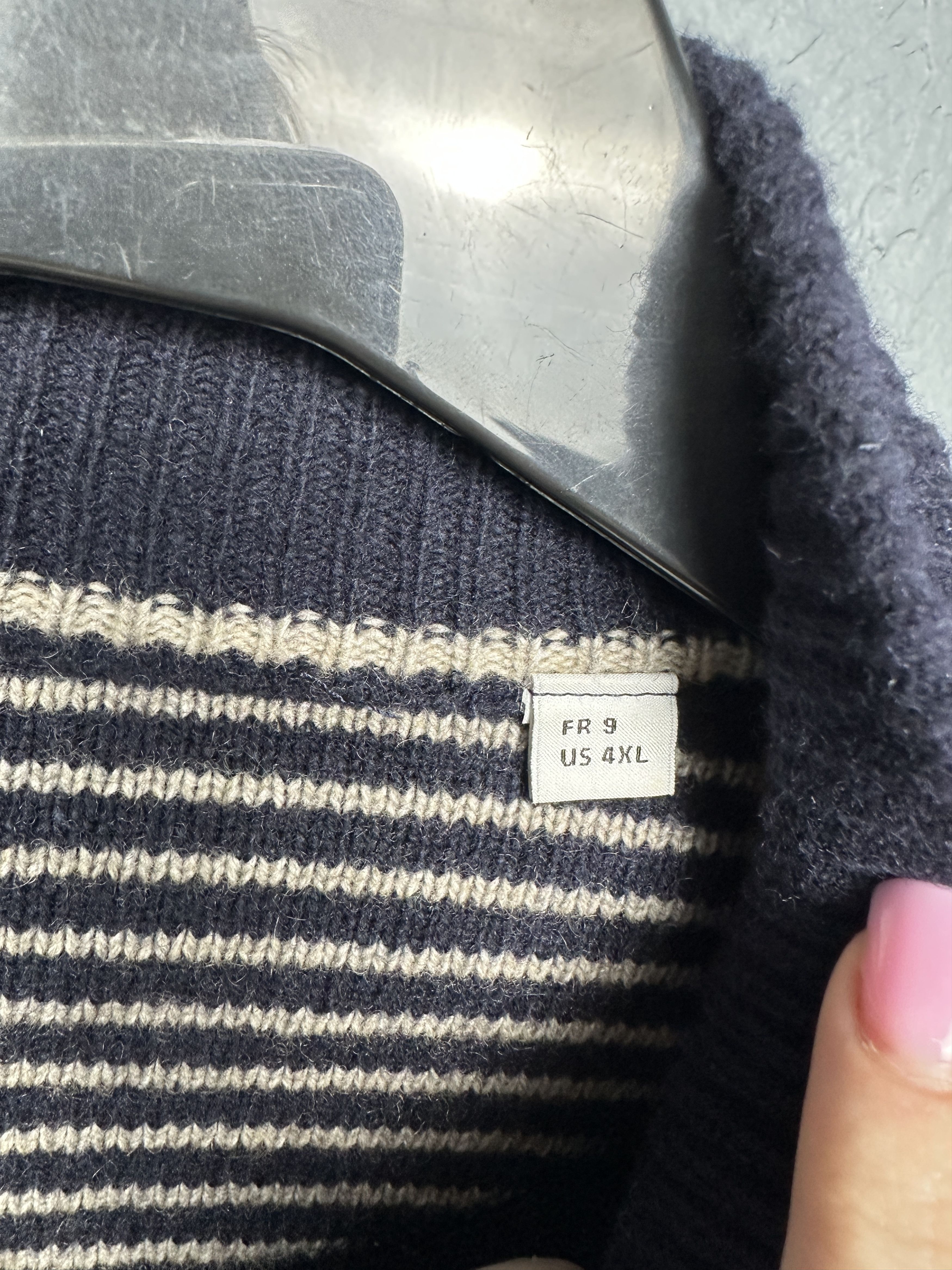Lacoste × Vintage Lacoste Vintage Mens Wool Zip Sweater Size 9 4XL Size US XXL / EU 58 / 5 - 4 Thumbnail