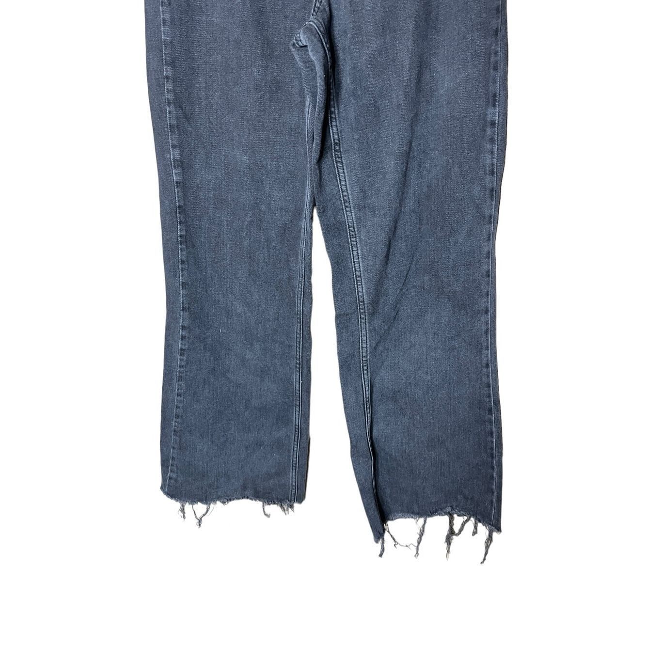 Free People We The Free High Rise Wide Leg Black Jean Size 27 Size 25" / US 0 / IT 36 - 3 Thumbnail