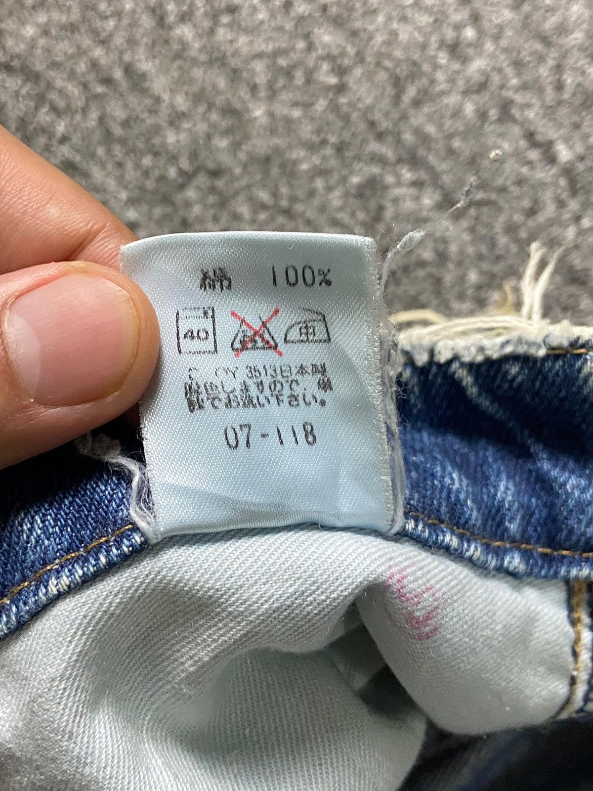 Big John × Japanese Brand × Vintage Vintage Big John x SPANA Regular Fit Denim Jeans (132) Size US 32 / EU 48 - 4 Thumbnail