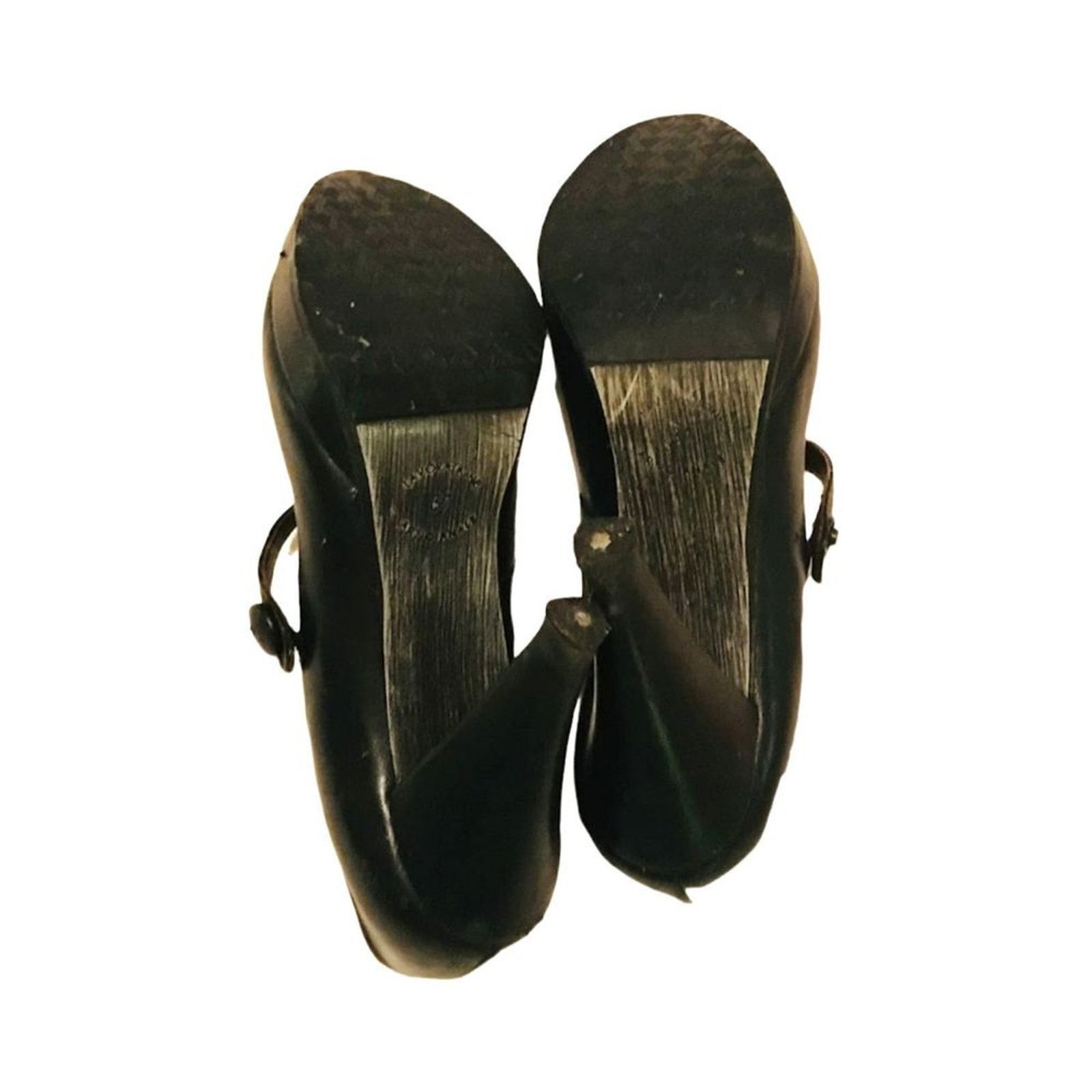 The Unbranded Brand Lavorazione Artigianale Women`s High Heels Shoes Leather 37 Size US 6.5 / IT 36.5 - 4 Thumbnail