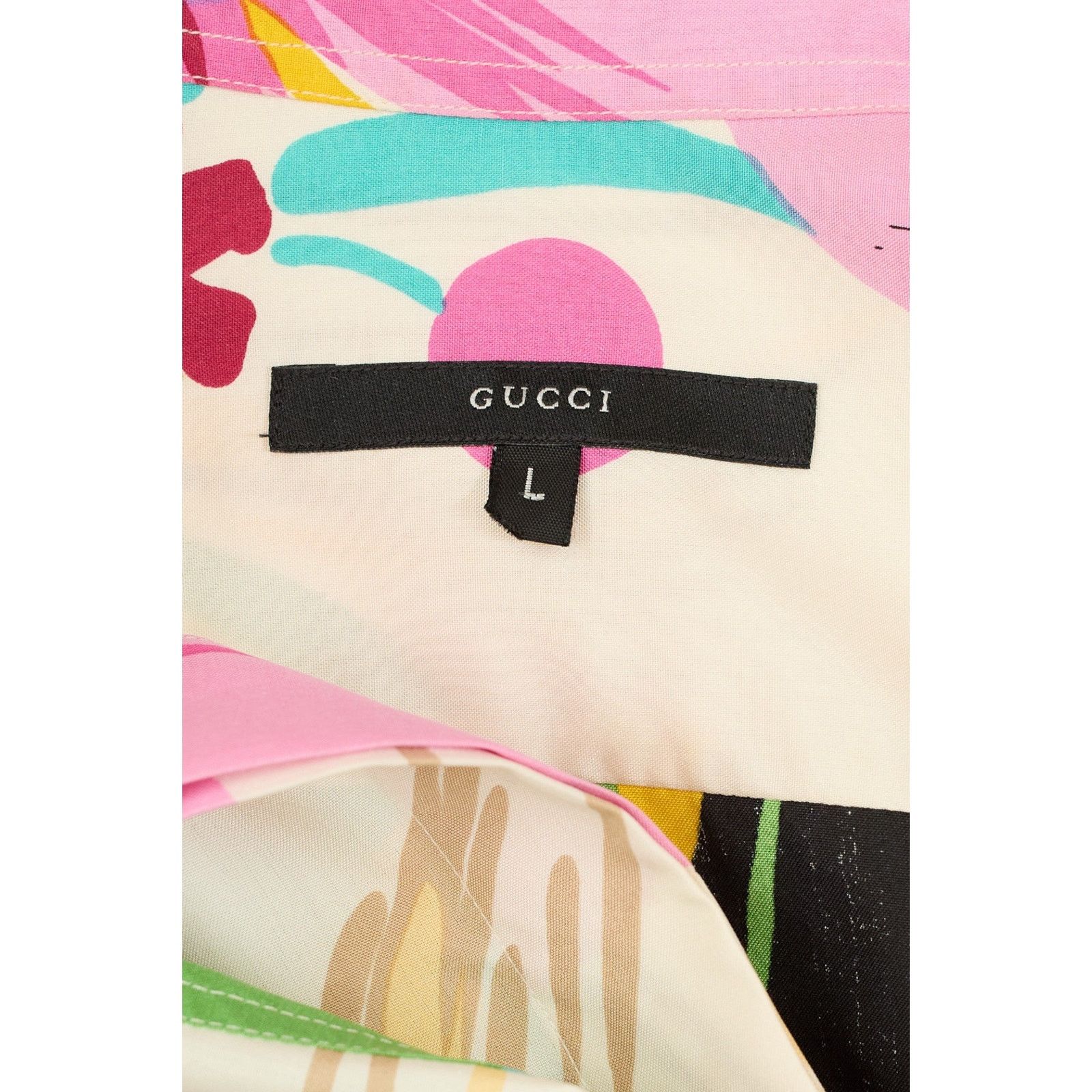 Gucci by Tom Ford S/S 1999 Floral Silk Button Up Shirt Size L / US 10 / IT 46 - 4 Thumbnail