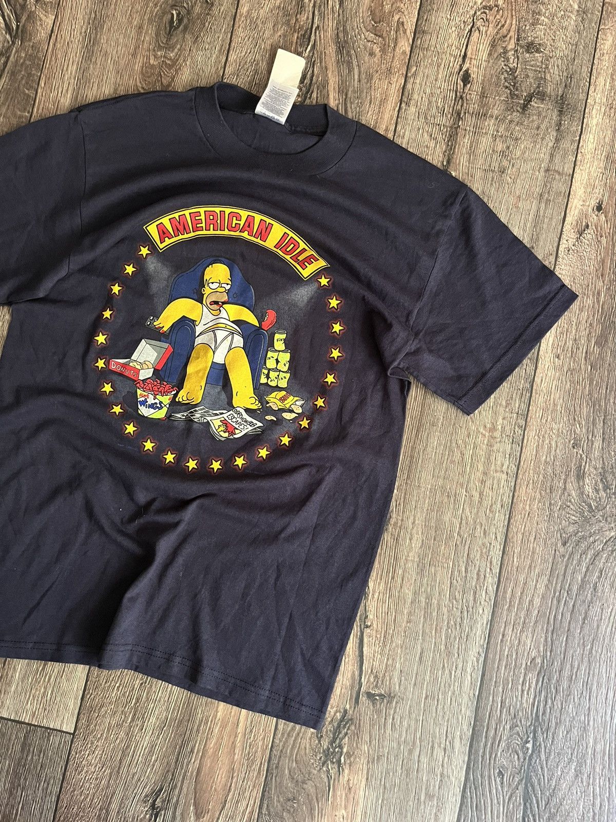 Delta × The Simpsons Vintage The Simpsons Delta 2003 Fox Homer Logo T-shirt Movie Size US S / EU 44-46 / 1 - 2 Thumbnail