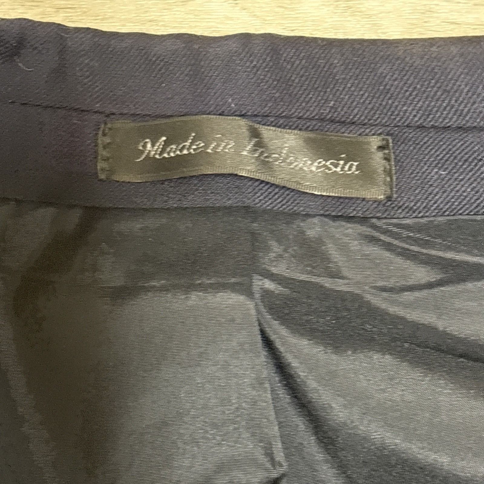 Ralph Lauren Gold Button Blue Wool Twill Blazer Mens 48R Spo