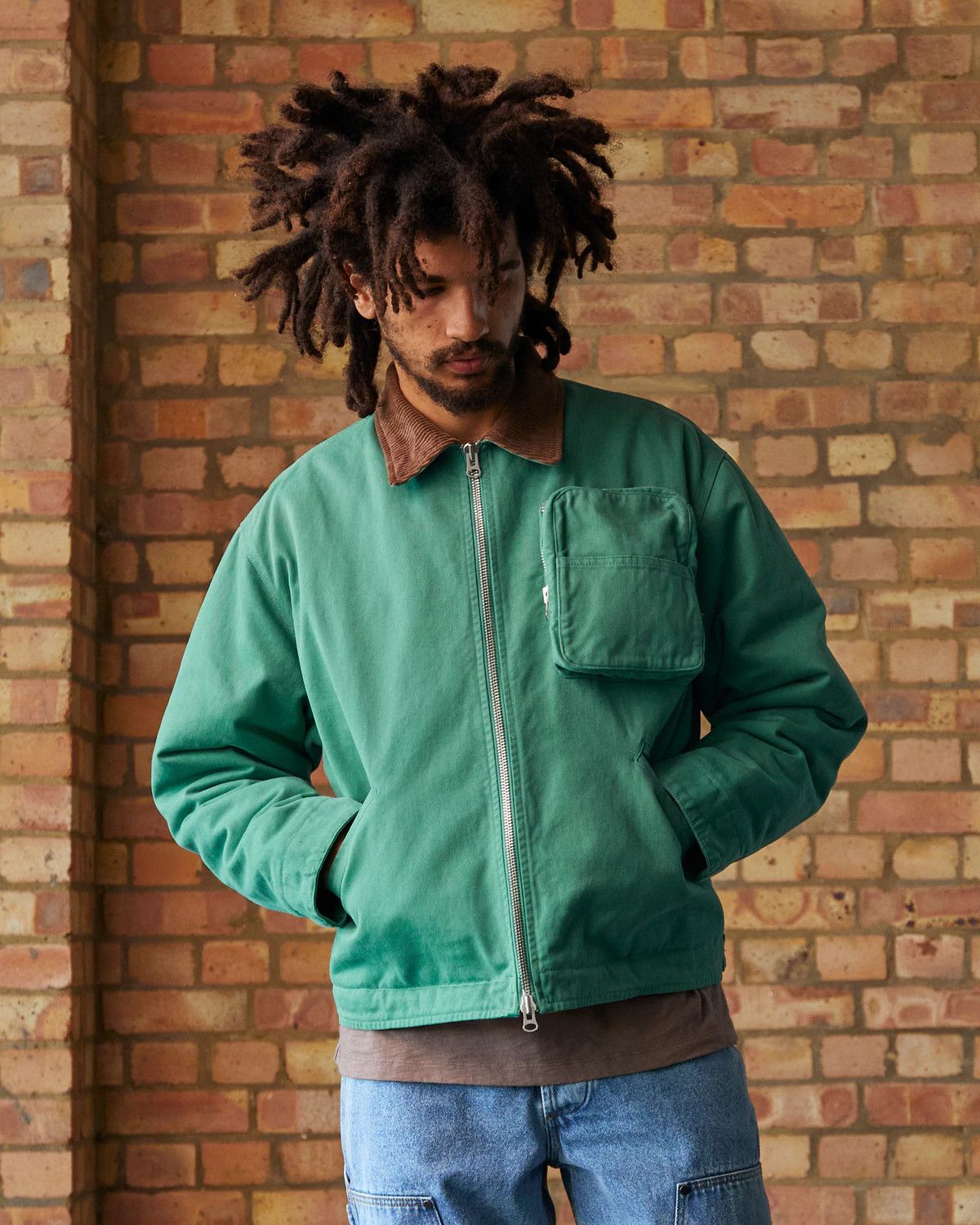 Ronning 💚 Ronning Seafoam Green Padded Zip Work Jacket Large NEW Size US L / EU 52-54 / 3 - 3 Thumbnail