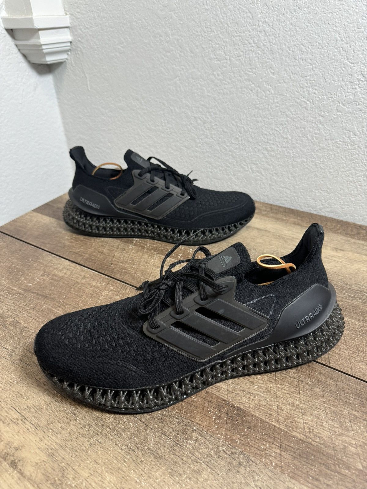 Adidas Men’s Size 10.5 Adidas Ultra 4DFWD ‘Triple Black’ GX6632 Size US 10.5 / EU 43-44 - 2 Thumbnail