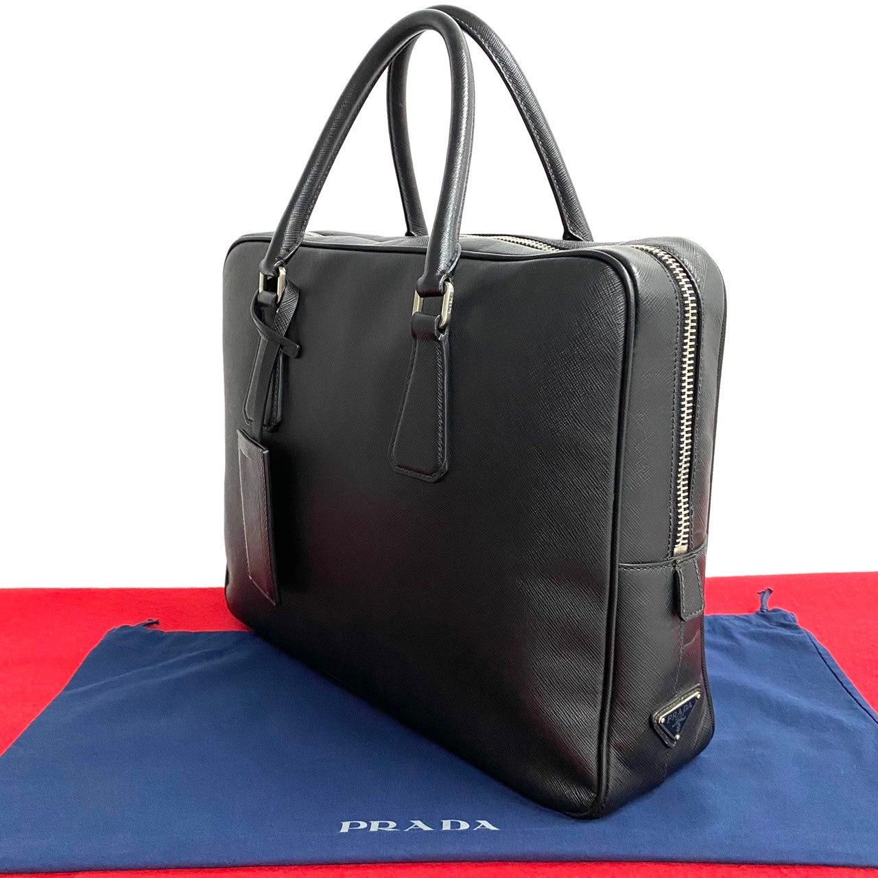 Prada Prada Handbag Black Leather Size ONE SIZE - 1 Thumbnail