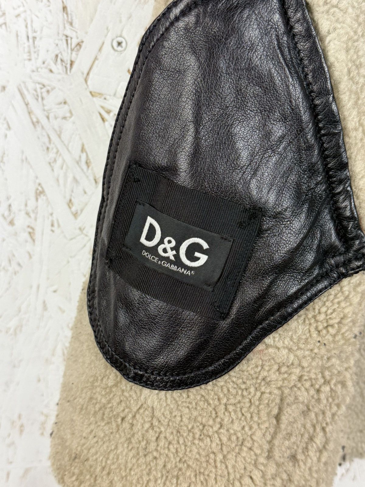 Dolce & Gabbana Dolce & Gabbana Shearling Leather Jacket Black IT 38 Size XS / US 0-2 / IT 36-38 - 10 Thumbnail