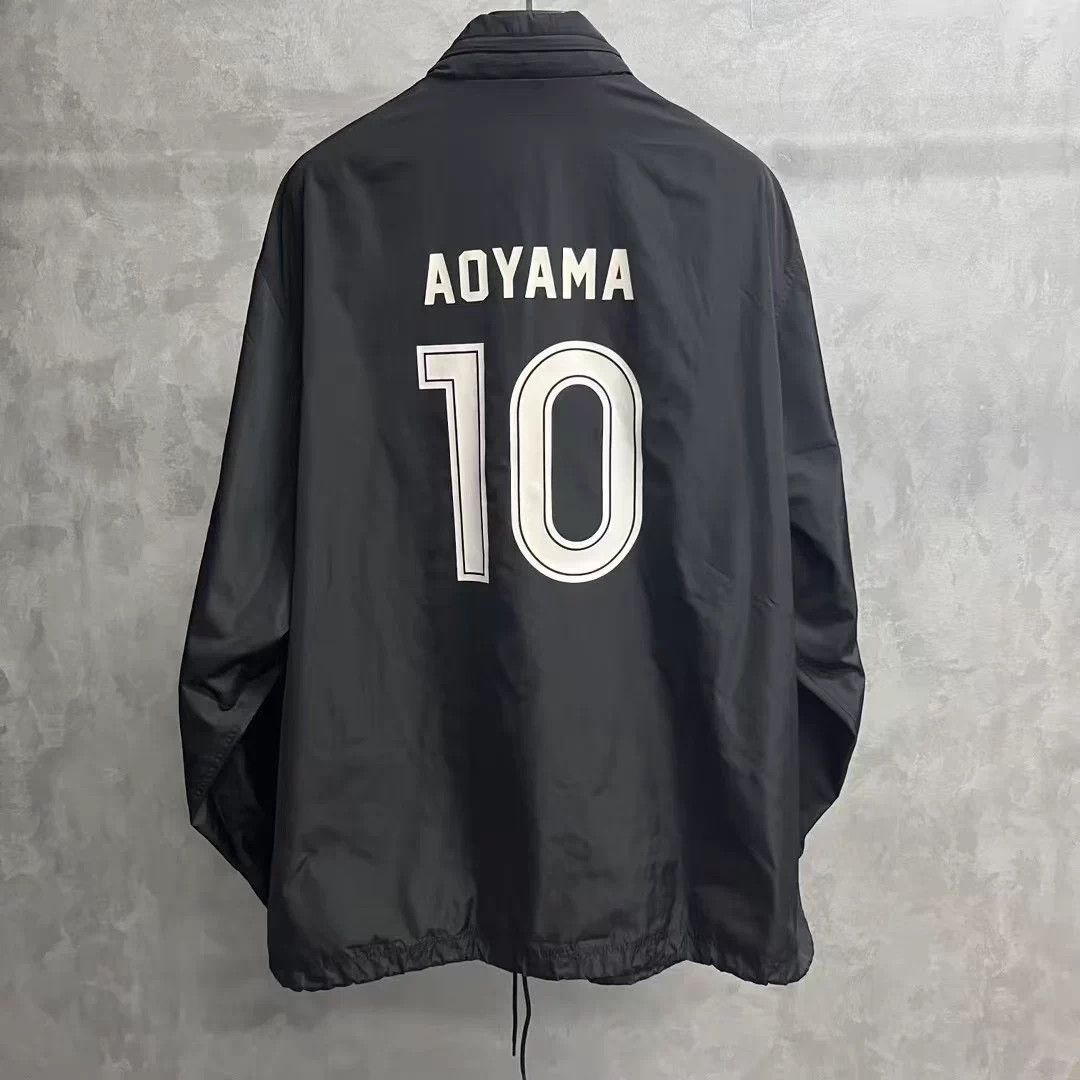 Balenciaga Balenciaga Black Varsity Football Snap Jacket XS Size US XS / EU 42 / 0 - 2 Thumbnail