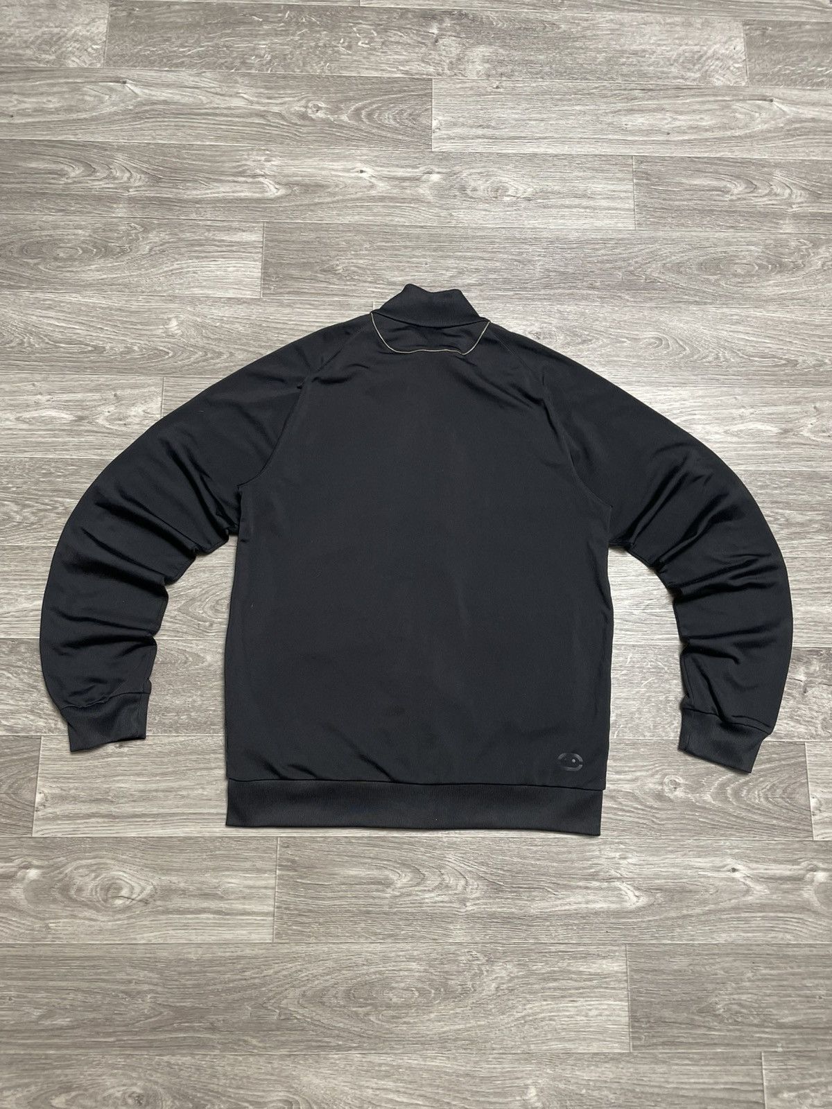 Adidas Track Jacket Black Neon 3-Stripes City Skyline Print