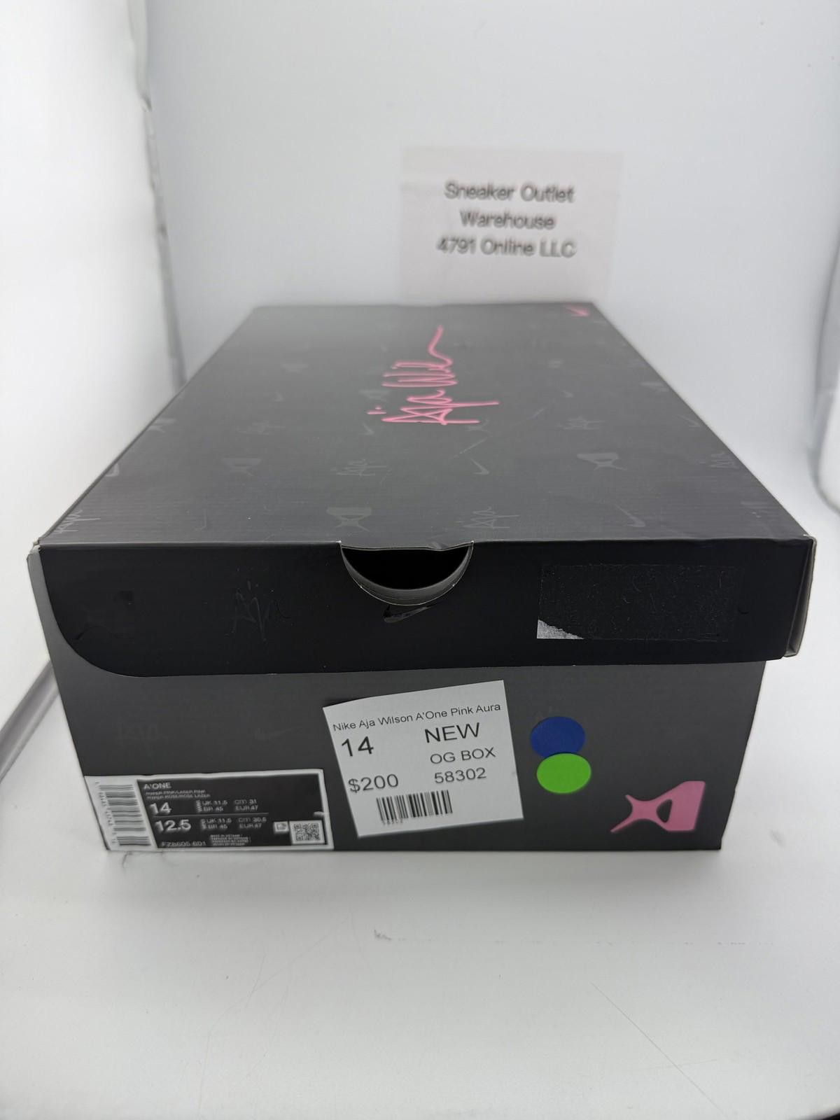 Nike Nike Aja Wilson A'One Pink Aura US 14 New FZ8605-601 Size US 14 / EU 47 - 8 Thumbnail
