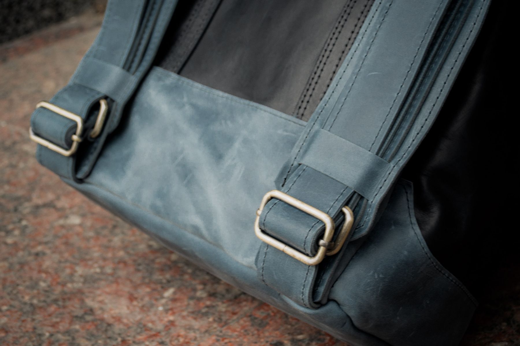 Handmade Genuine Leather Backpack. Laptop backpack. Gift for a man Size ONE SIZE - 9 Thumbnail