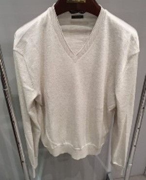 image of Tom Ford O1Loc1C0224 Tfk100Sz Knitwear In White, Men's (Size Medium)
