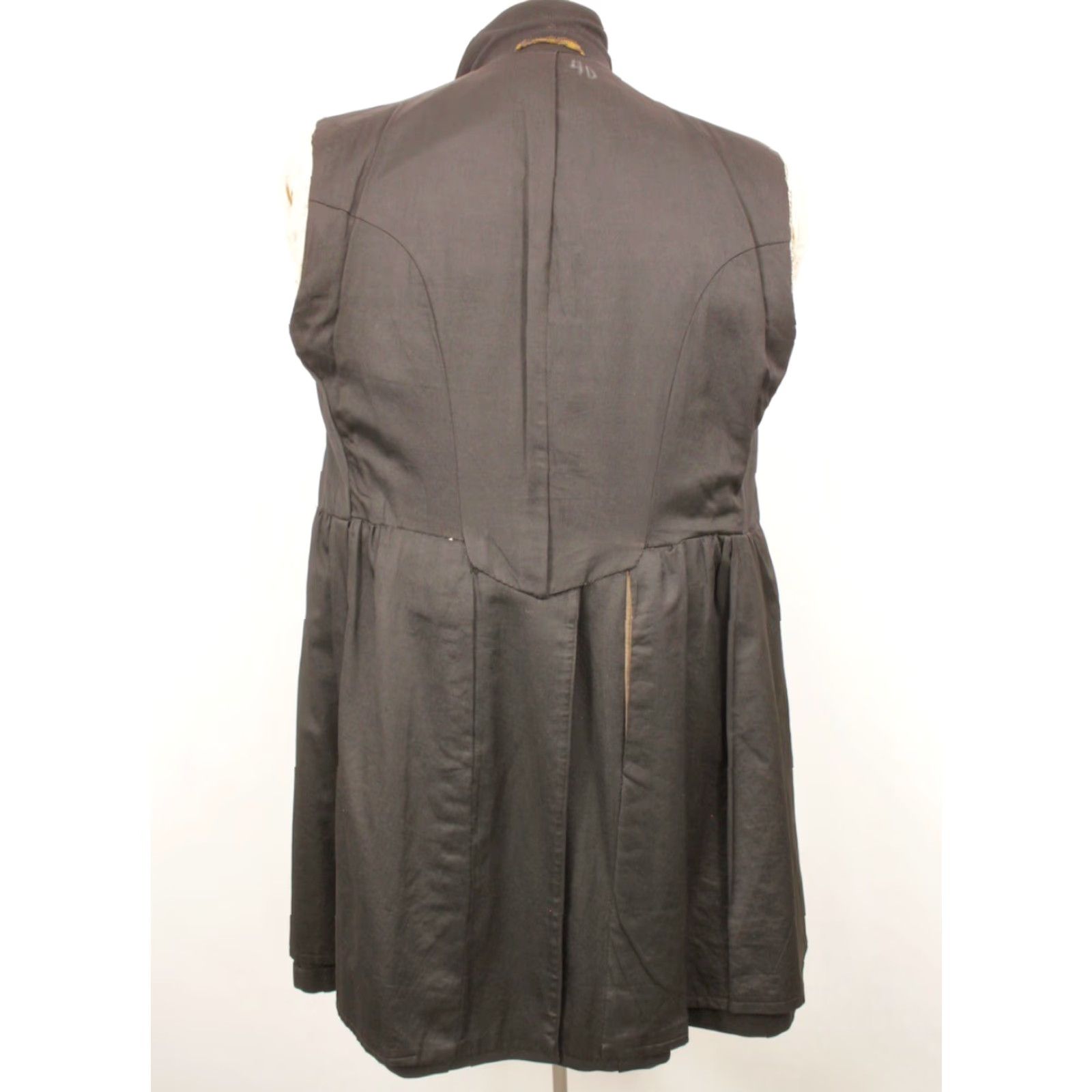 Vintage VTG Edwardian Frock Coat Mens M Black Wool 1900s 1900s Edwardian Antique Coat Size US M / EU 48-50 / 2 - 3 Thumbnail