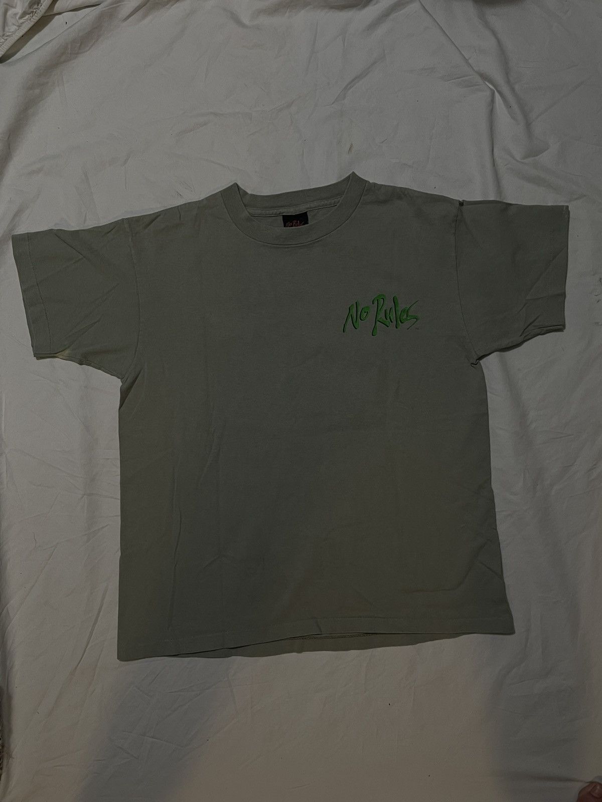 Designer × Japanese Brand × Vintage RARE NO RULES LIGHT GREEN ALIEN TEE Size US M / EU 48-50 / 2 - 3 Thumbnail