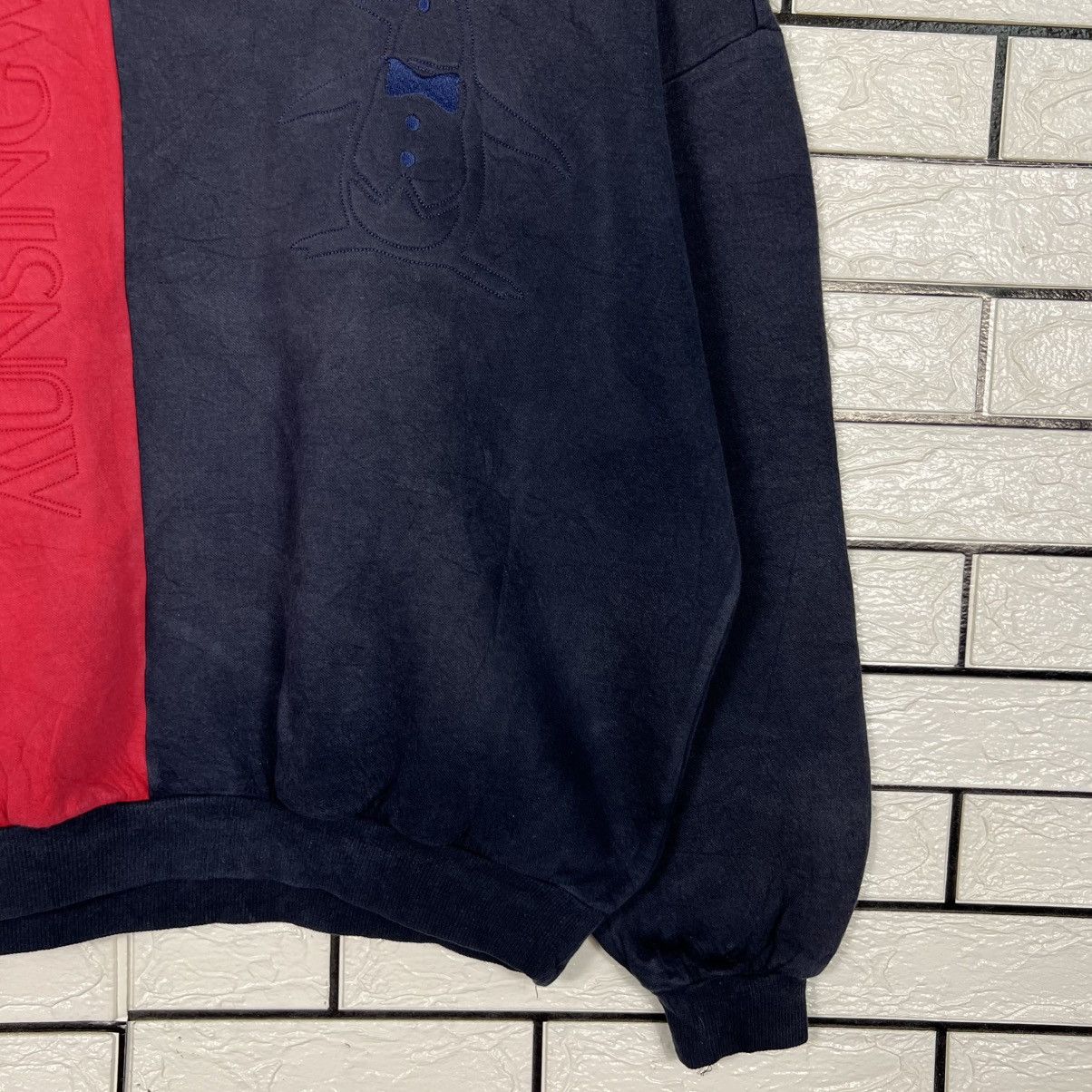 Japanese Brand MUNSINGWEAR Embroidered Big Logo Sweatshirt #4246-C193 Size US L / EU 52-54 / 3 - 6 Thumbnail