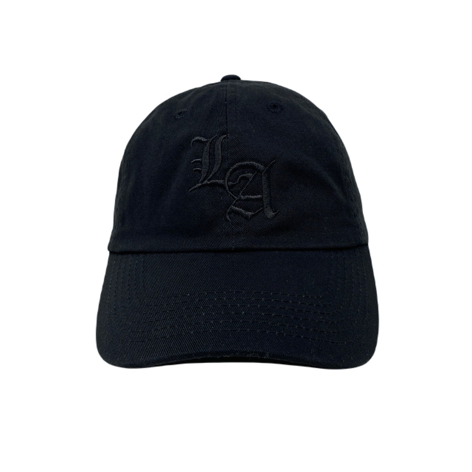 Other Los Angeles Old English Black Dad Hat Size ONE SIZE - 4 Thumbnail