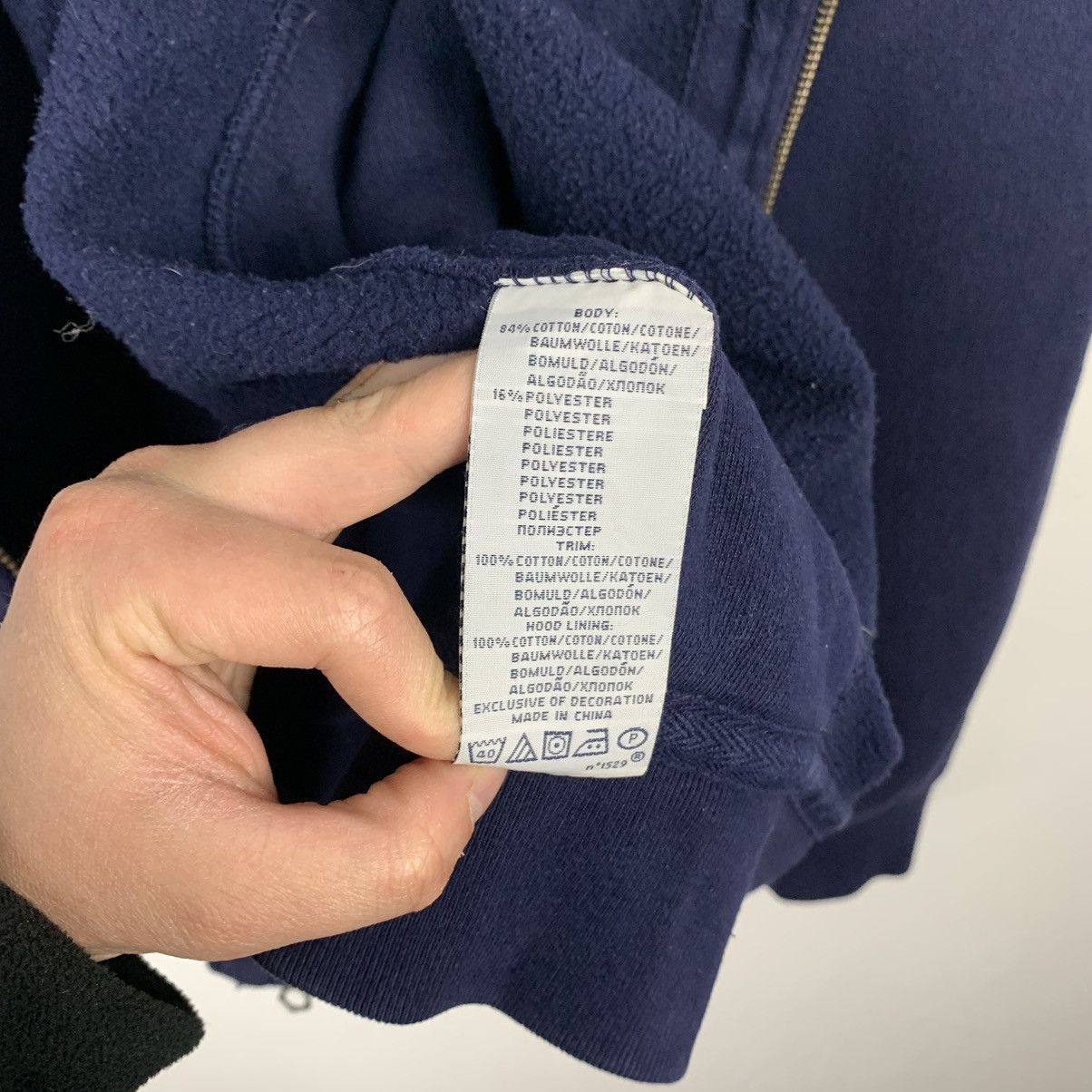 Polo Ralph Lauren Vintage Y2K Polo Ralph Lauren Zip Up Hoodie Yellow Pony Logo Size US L / EU 52-54 / 3 - 7 Thumbnail