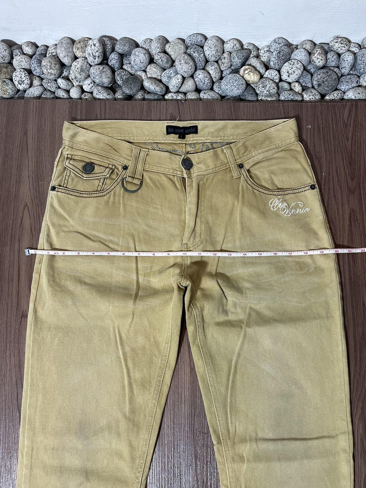 In The Attic × Japanese Brand In The Attic Back Embroidery Suede Pants Size US 33 - 14 Thumbnail