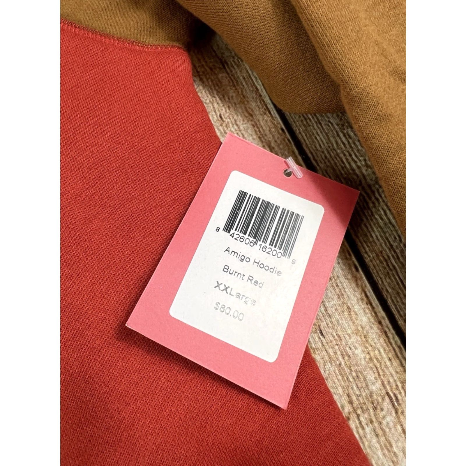 Vintage Kimes Ranch Women’s Western Amigo Hoodie NWT Burnt Red & Brown Size 2XL Size XXL / US 16-18 / IT 52-54 - 4 Thumbnail