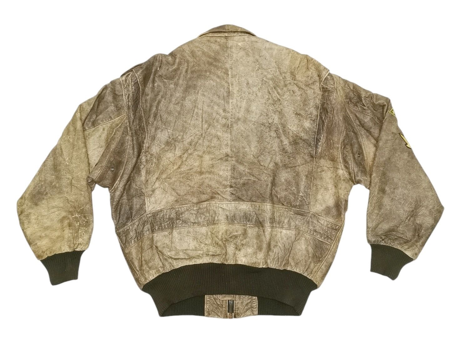 Vintage United States Air Force Leather Bomber Jacket Size US M / EU 48-50 / 2 - 2 Thumbnail