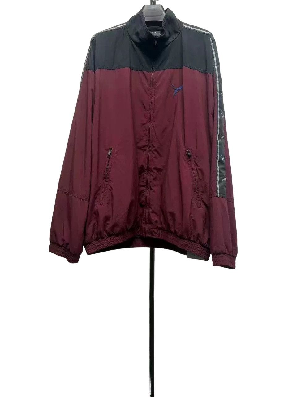 Balenciaga × Puma Balenciaga x Puma Burgundy Track Jacket Size L Size US L / EU 52-54 / 3 - 1 Thumbnail